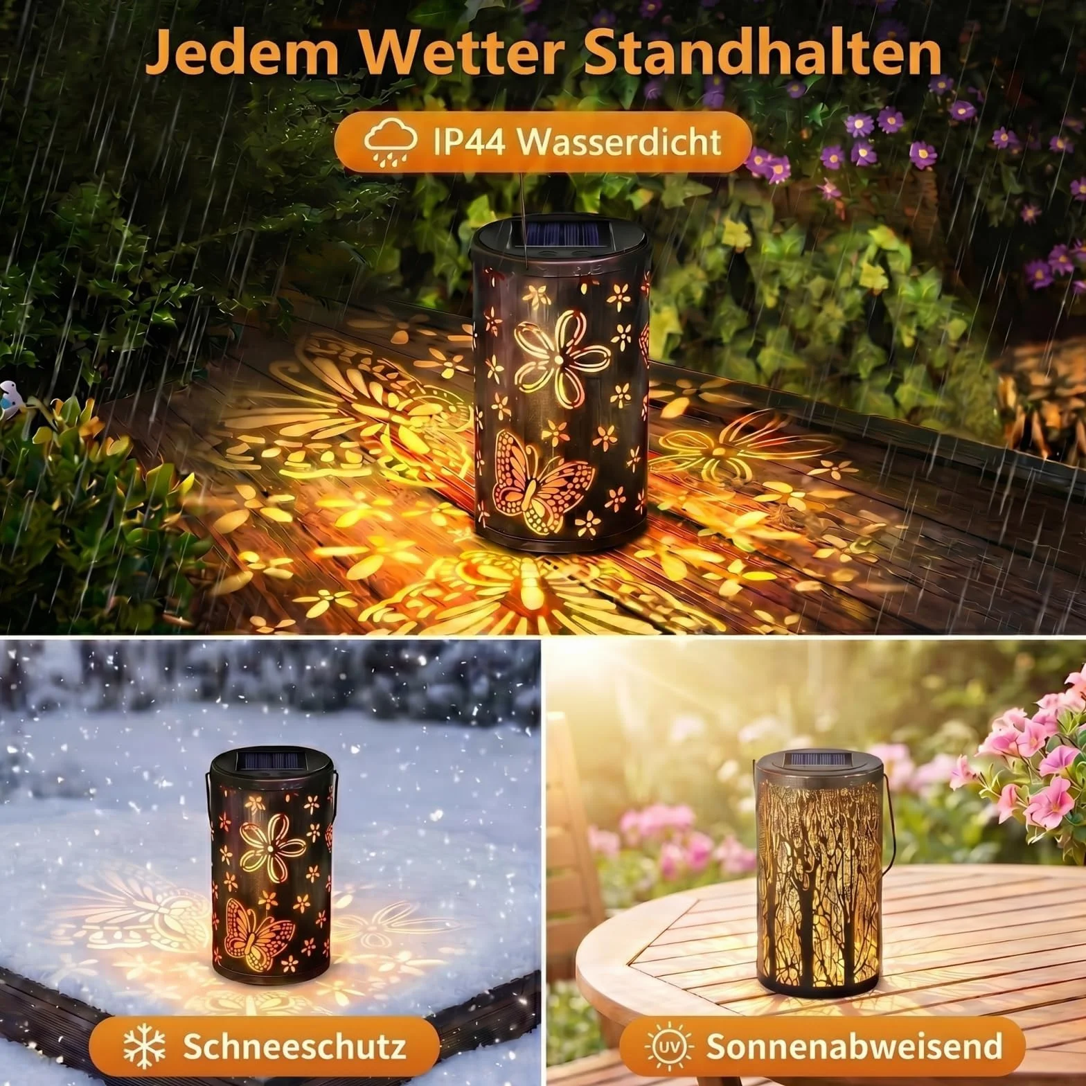Forlivese 2 sztuki lamp solarnych, części zamienne, 8 cm, LED, ciepła biel, zamiennik lampy solarnej, lampy solarnej, konewki, panel słoneczny LED, zamiennik wody, do ogrodu, na balkon