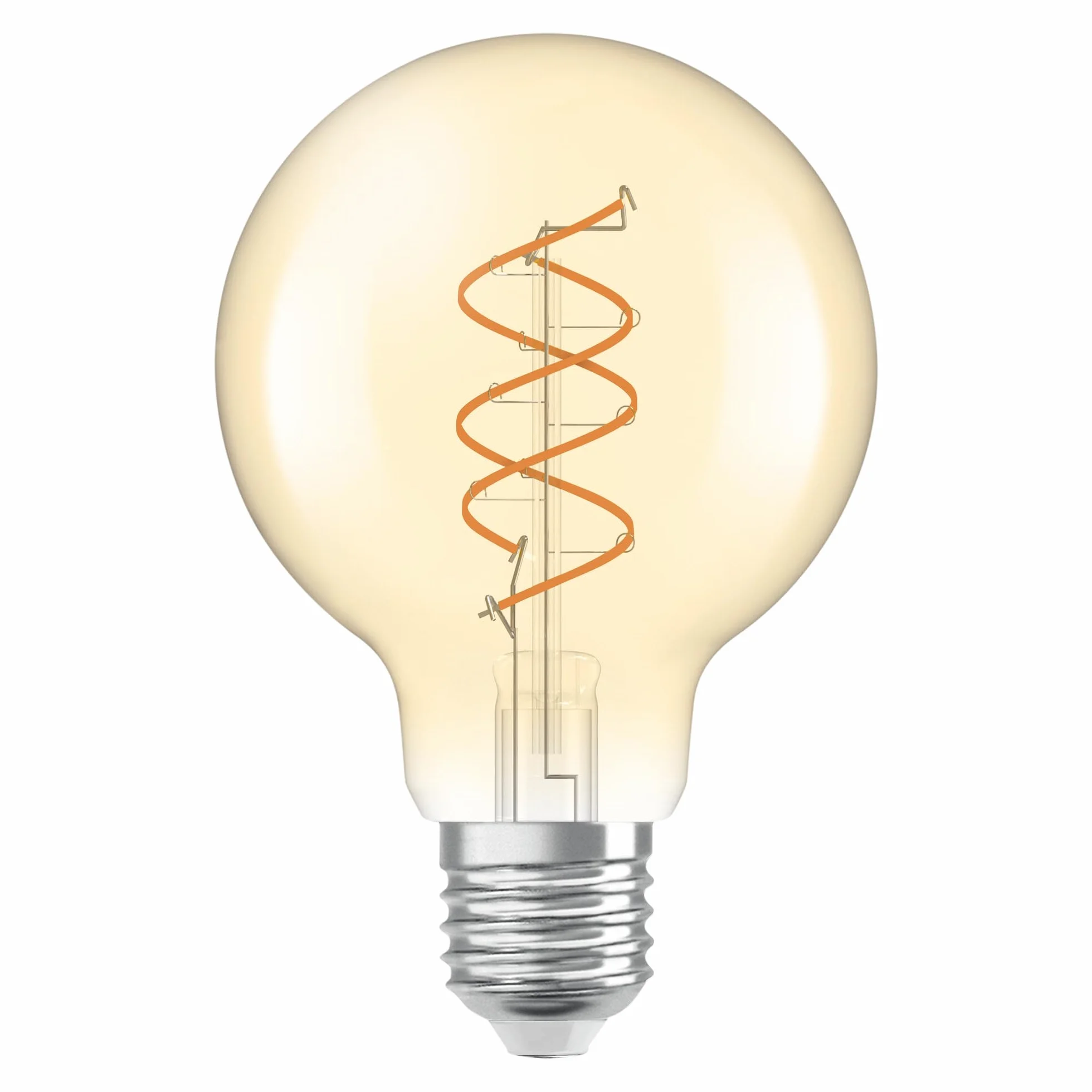 OSRAM Vintage 1906 Globe żarówka LED E27 8W 806lm 2200K ciepła biała ściemnialna złote szkło 80mm