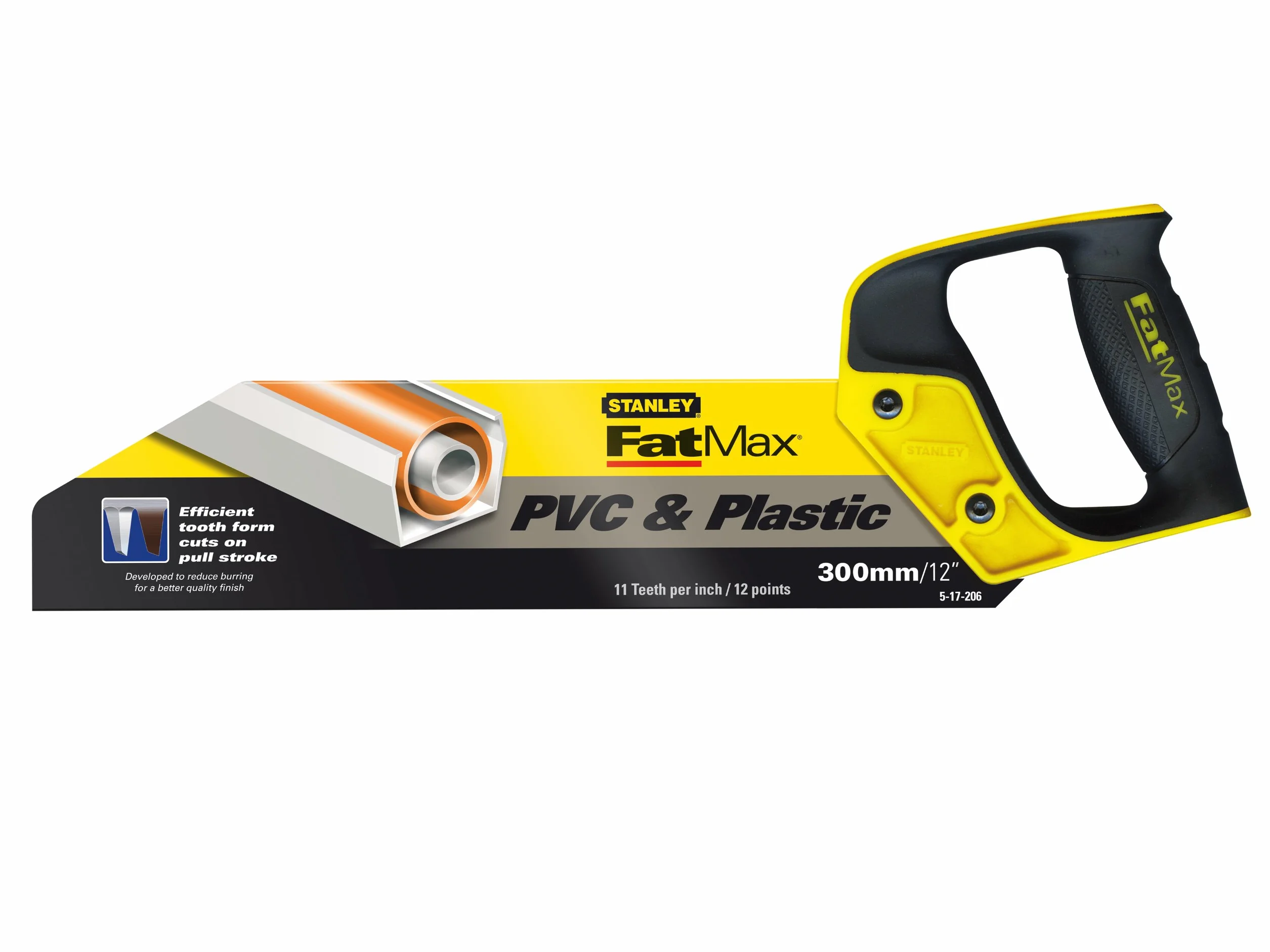 Stanley FatMax Piła ręczna grzbietnica do PCV i plastiku 300 mm 2-17-206
