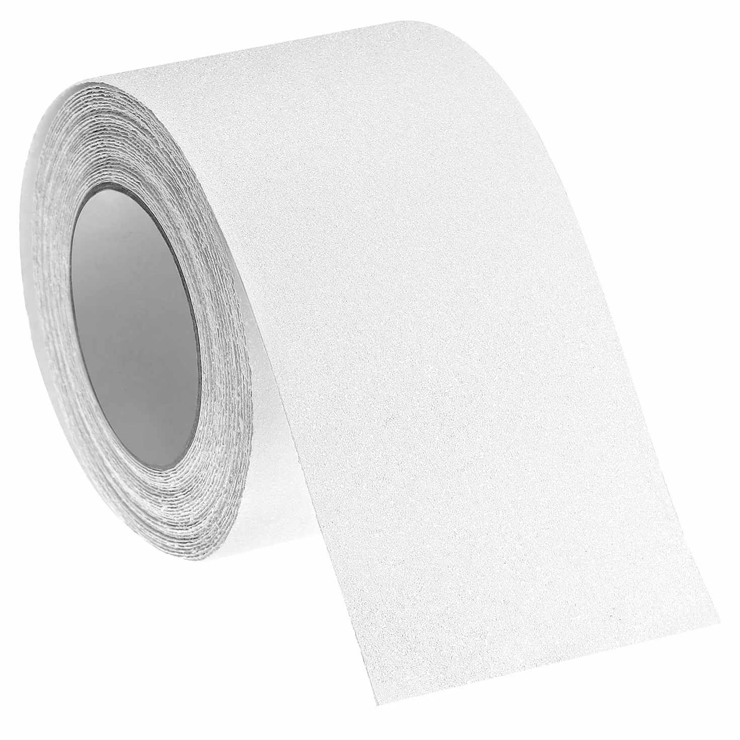 QWORK® Przezroczysta antypoślizgowa taśma klejąca, 10 cm x 10 m