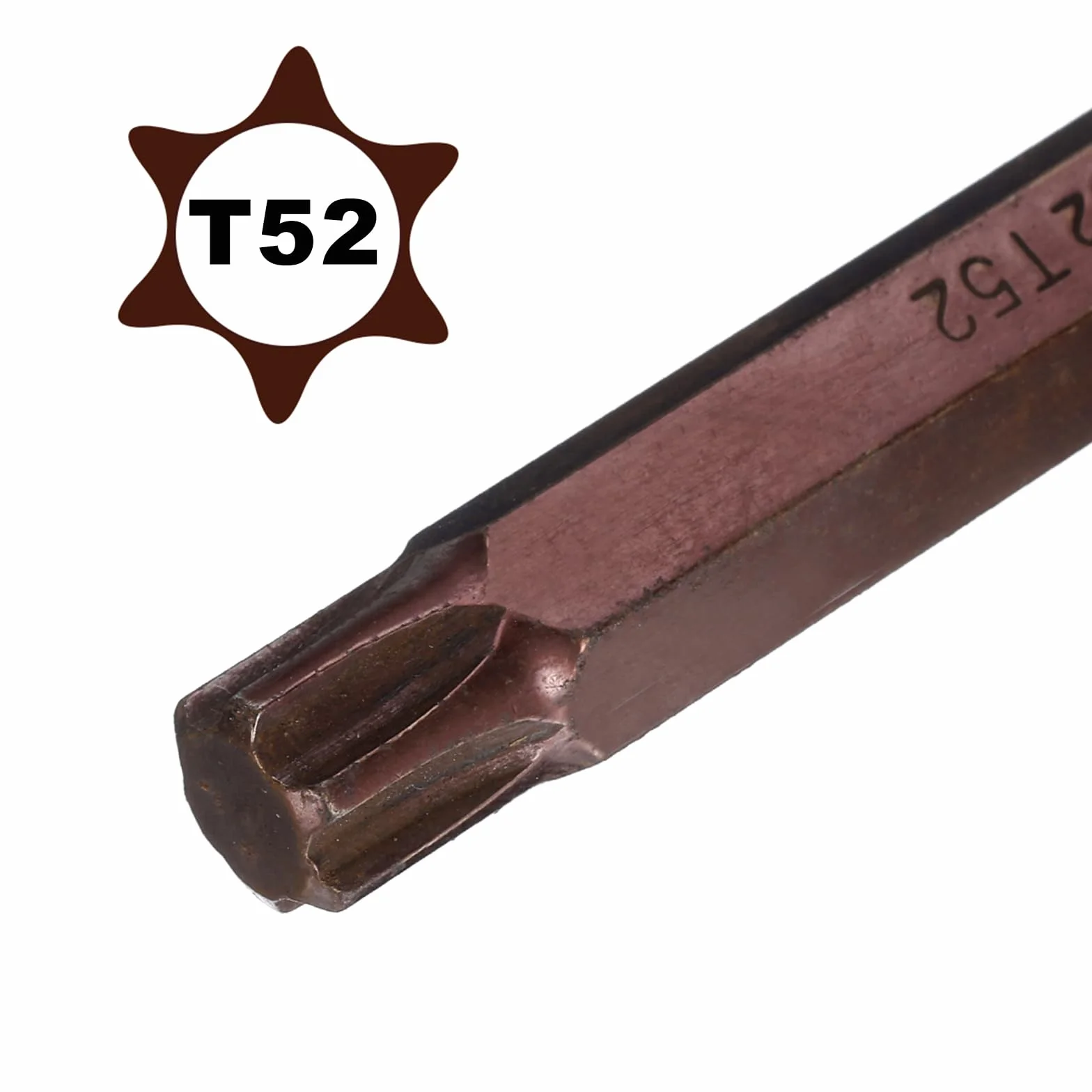 QUARKZMAN 1/2" nasadka Torx T52 tuleja, stal S2 CR-V, długość 4"