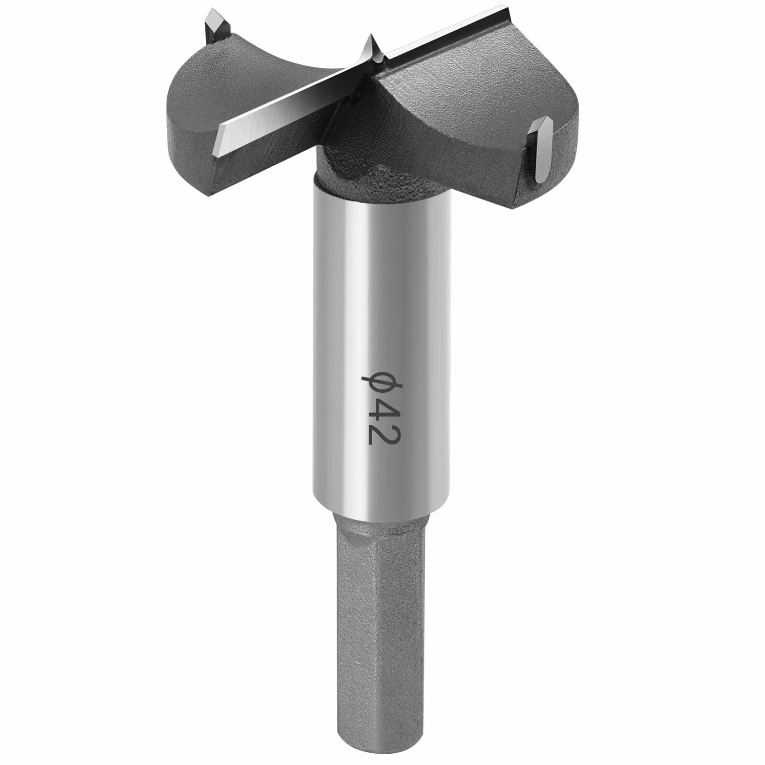Flintronic Wiertła do drewna z węglików spiekanych 42 mm, frezy do montażu drzwi sferycznych
