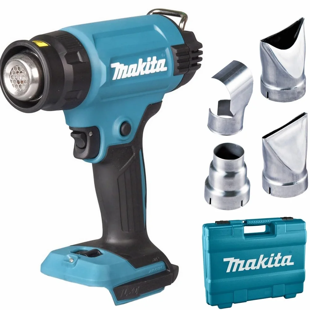 Makita DHG181ZK dmuchawa gorącego powietrza 18 V w walizce transportowej