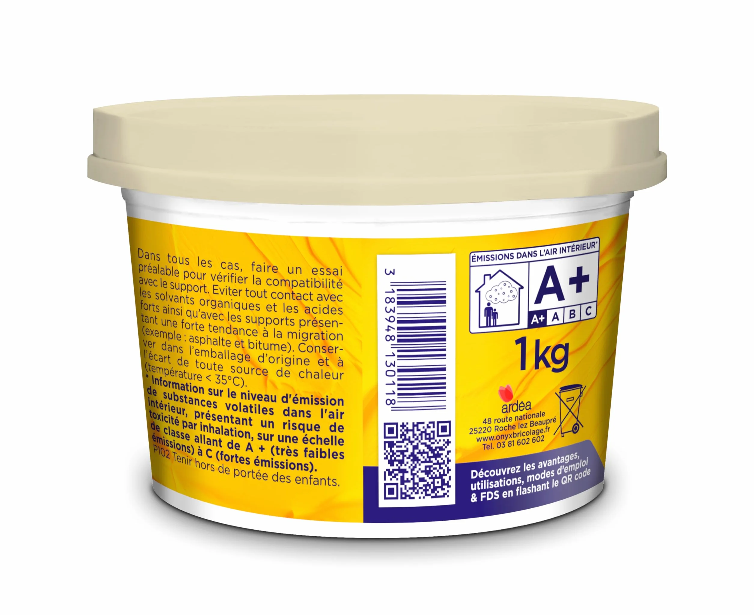 Ardea 051 masa szpachlowa 1 kg beżowa