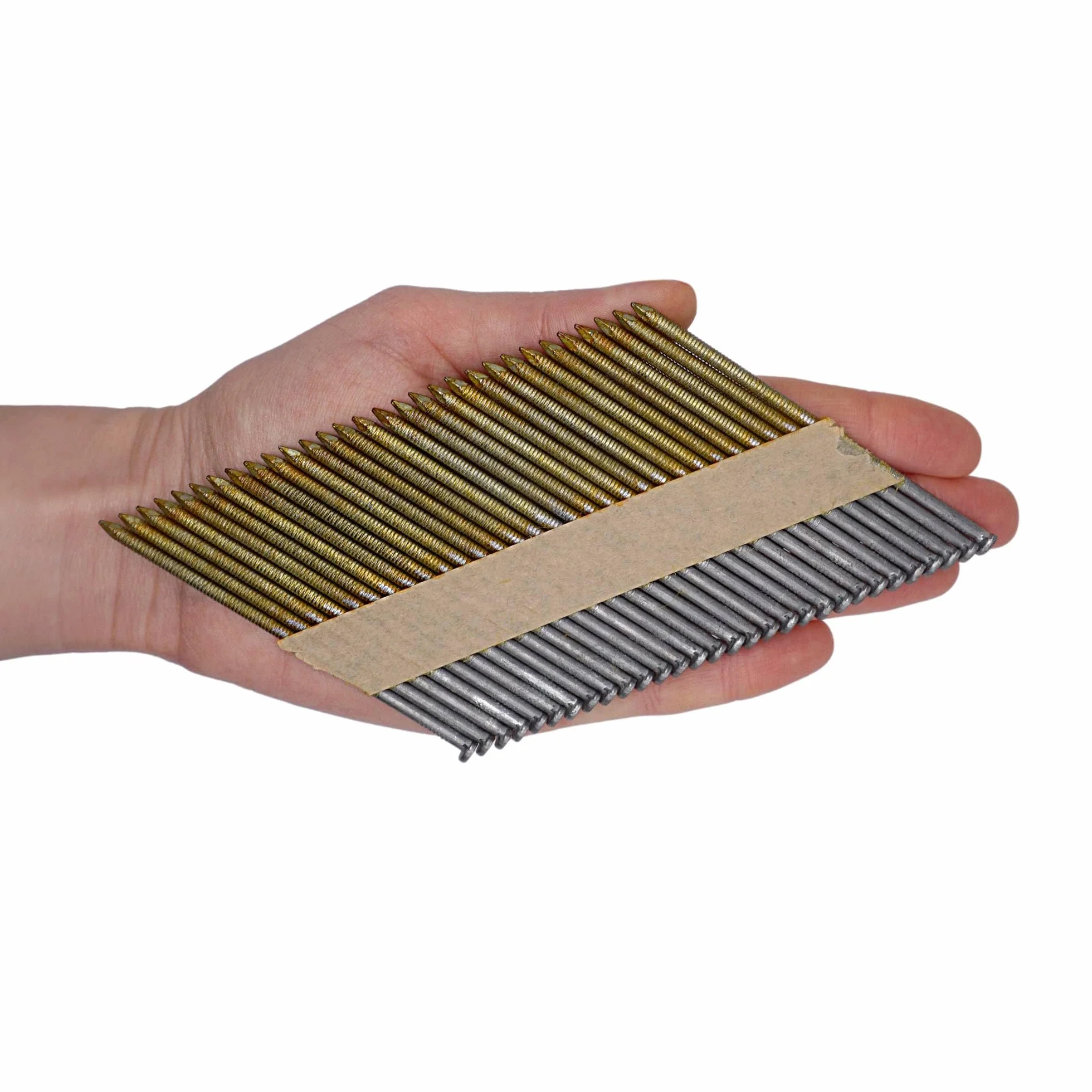 Galwanizowane gwoździe do ram 3,1 x 90 mm 34 stopnie stalowe z łbem obciętym 150 szt.