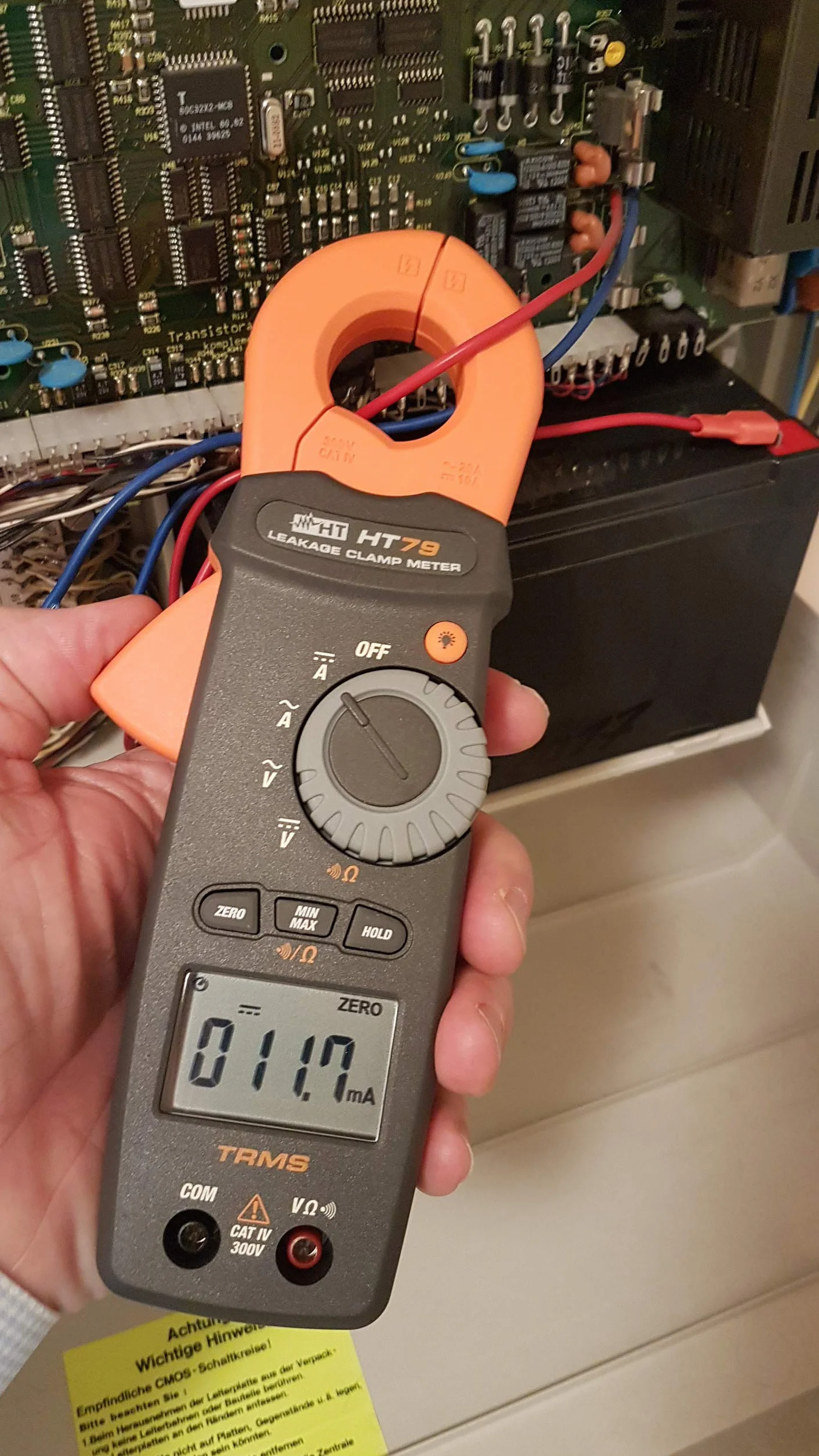 HT Instruments HT79 TRMS szczypce różnicowoprądowe 0,1 mA AC/DC