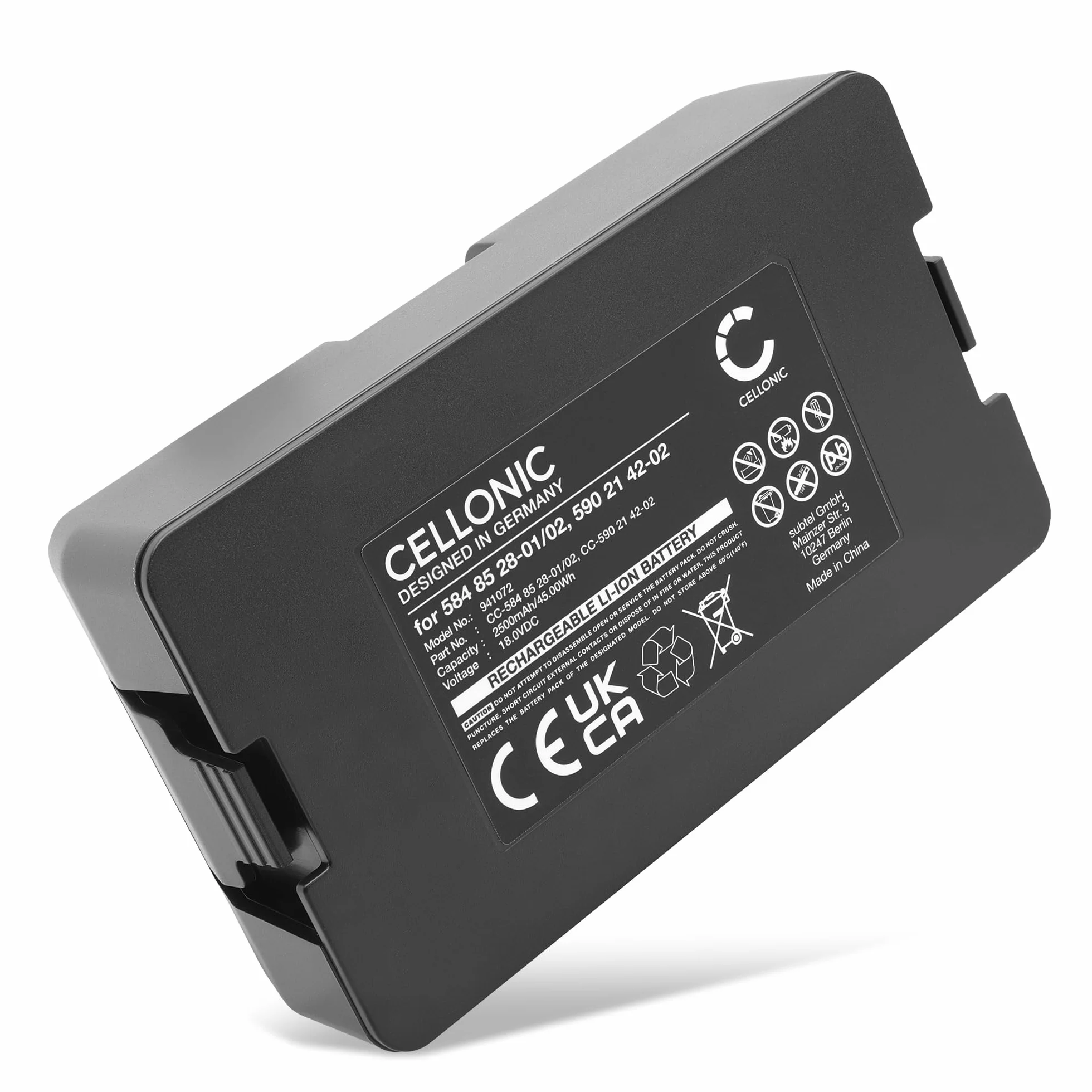 CELLONIC Bateria 18 V 2500 mAh do Husqvarna Automower Gardena Sileno City