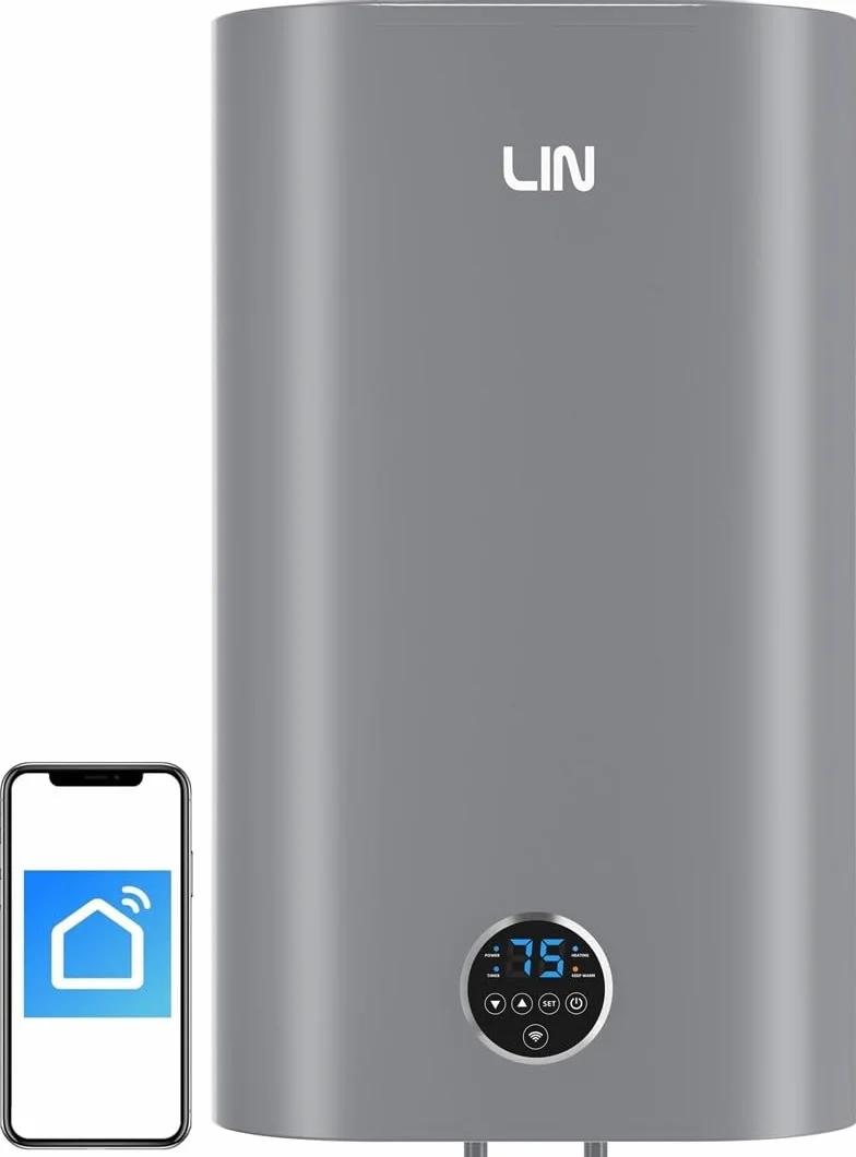 Bojler elektryczny LIN LIFVD1 80L szary WI-FI