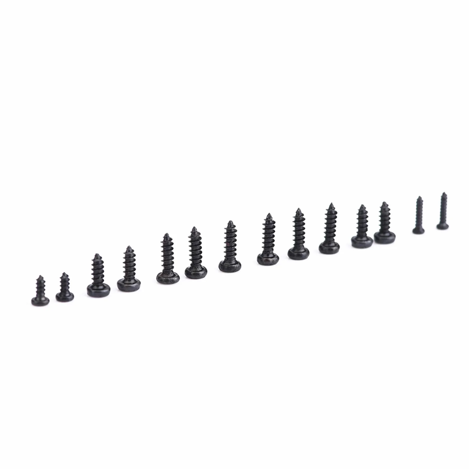 1000-Piece Metric Self-Tapping Screws Assortment Kit M1 M1.2 M1.4 M1.7 Cross Head Screw Set Plastic Storage Container