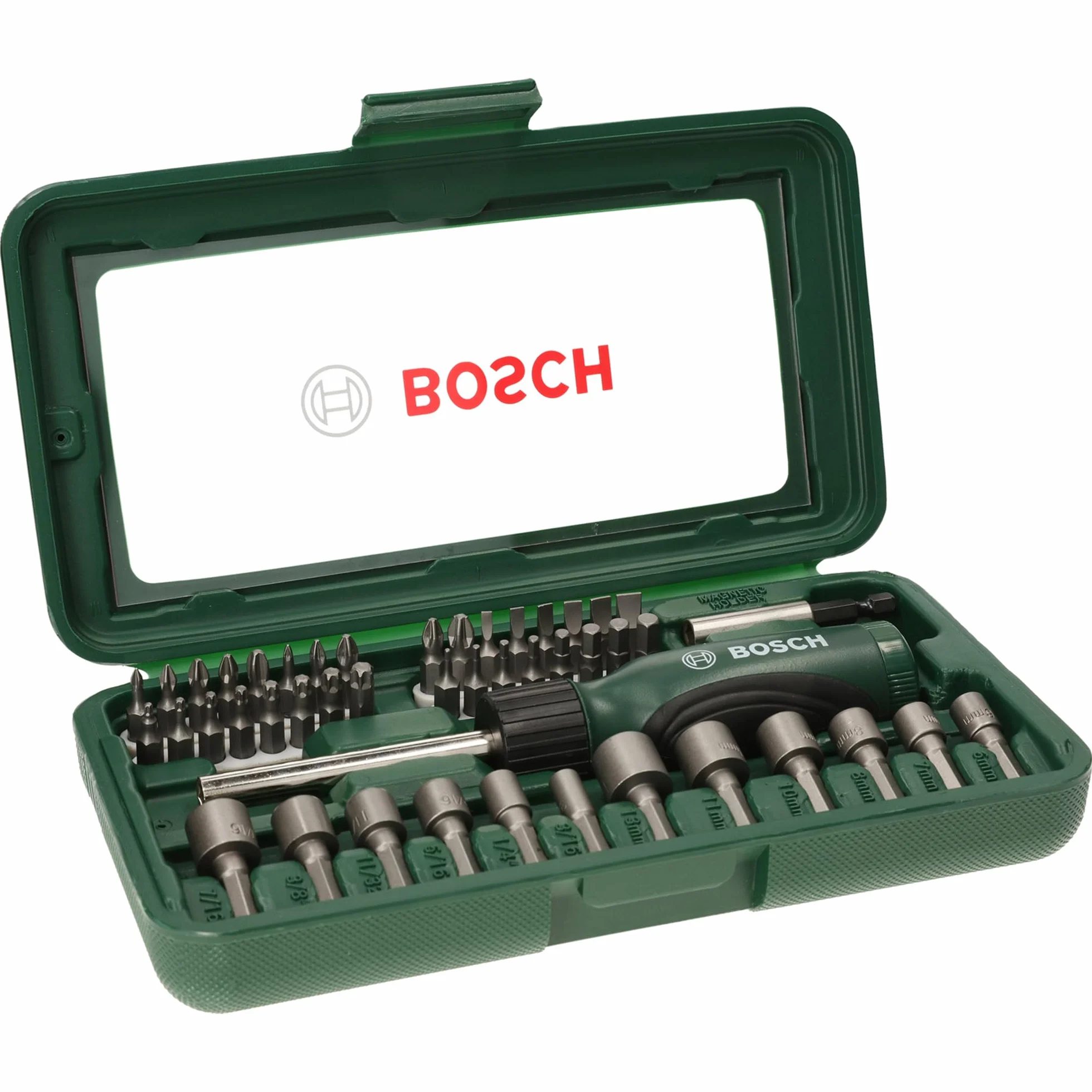 Bosch 46-częściowy zestaw bitów do wkrętarek i nasadek PH PZ Hex T S-Bit