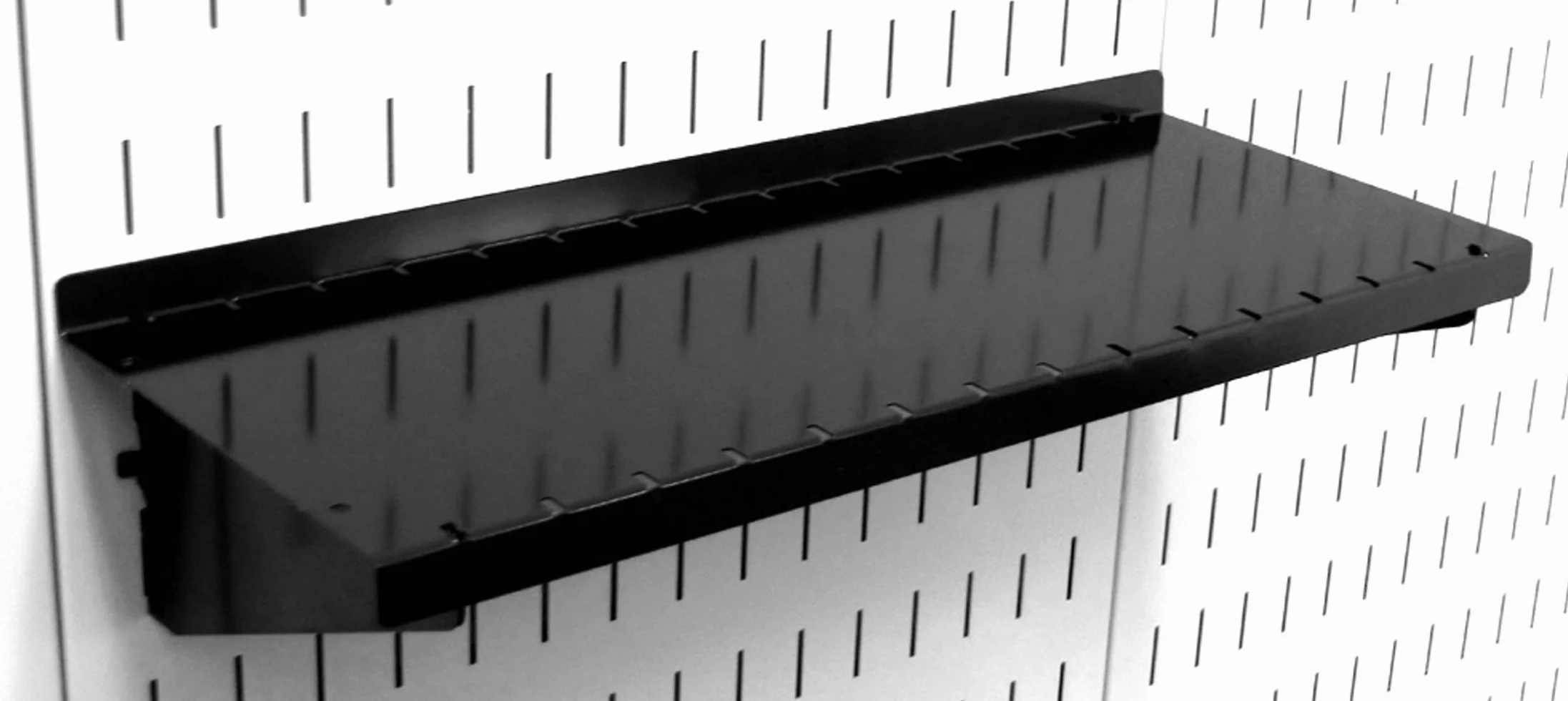 Wall Control ASM-SH-1606 B głęboka półka na deskę rozdzielczą 15 cm czarna