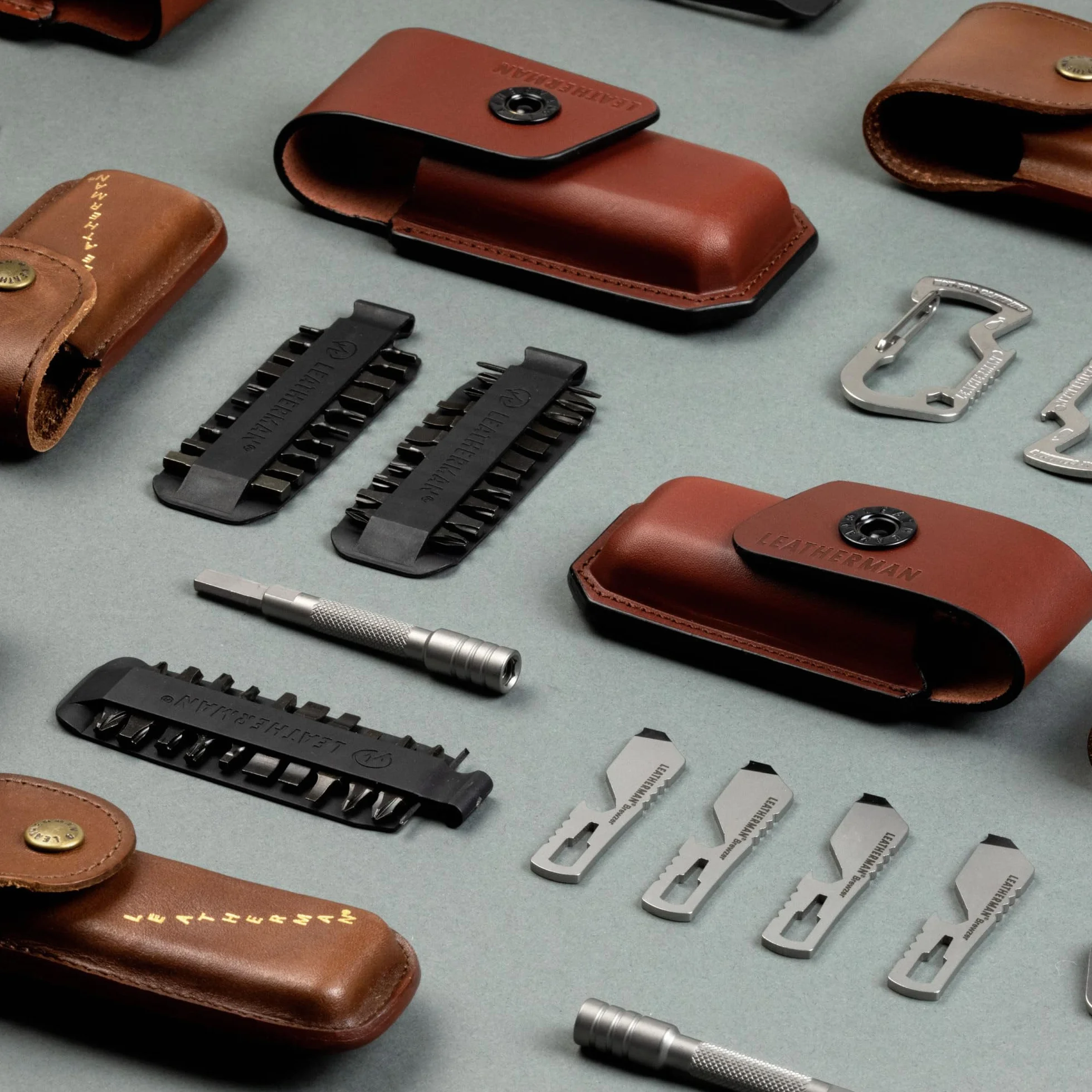 Leatherman Zestaw Bitów 42 Narzędzia do Wielofunkcyjnych Narzędzi i Noży z Uchwytami na Bity