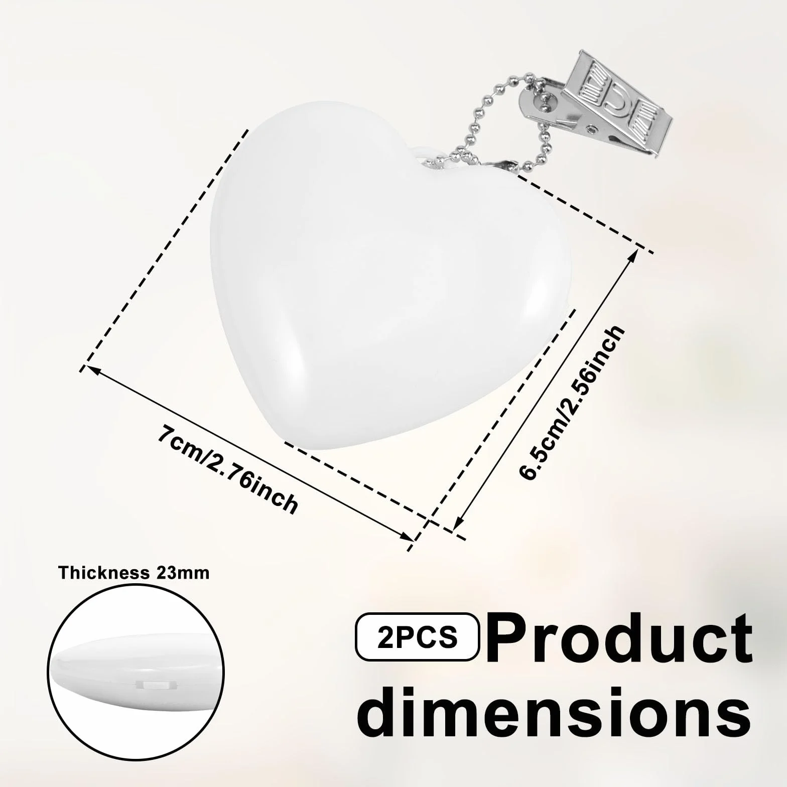 Lampka LED do torebki z czujnikiem dotykowym, przenośne światło kieszonkowe, breloczek ze światłem, 2 tryby