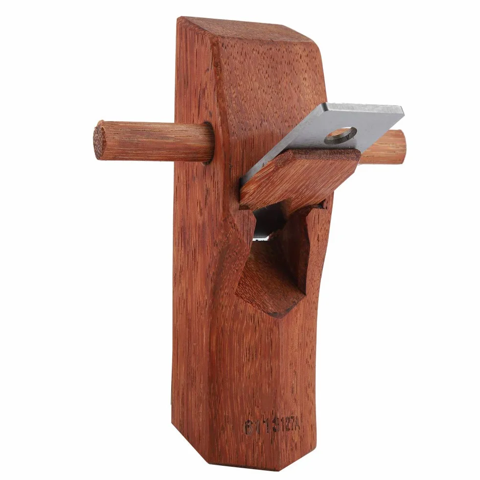 Woodcraft Handebene Holzhobel mit Messingspitze Edelstahlhobel 127mm