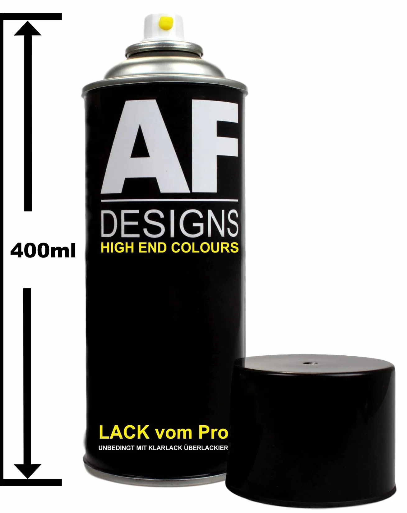 Alex Flittner Designs Lakier w sprayu, czarny, matowy RAL 9005, 400 ml