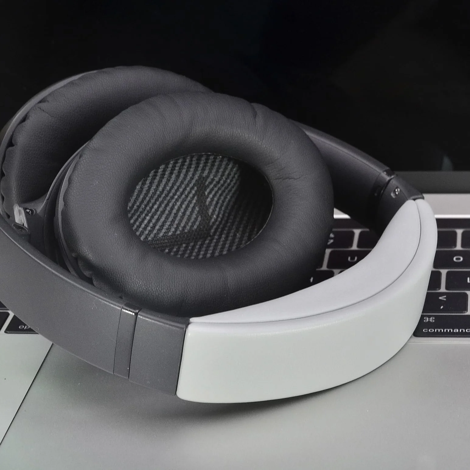 JOYSOG Quietcomfort 45 opaska na głowę zamiennik do QC35 QC35II QC45 QC SE szary