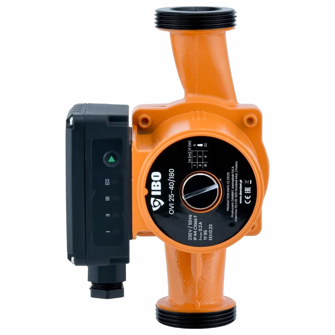 Pompa obiegowa IBO OVI 25-40/180 230 V 5-22 W EEI ≤ 0,23 50 l/min