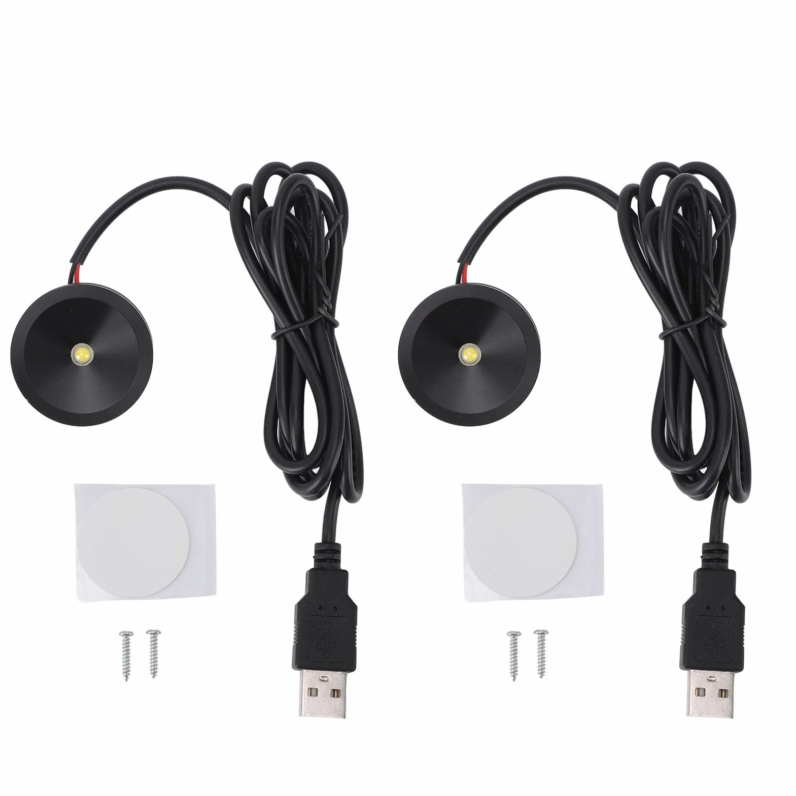 2 szt. Reflektory LED, Oświetlenie Obrazów Zasilane Przez USB o Długości 4,3 Stopy, Oświetlenie Wystawowe na biżuterię, Oświetlenie Obrazów w Pomieszczeniach, Oświetlenie