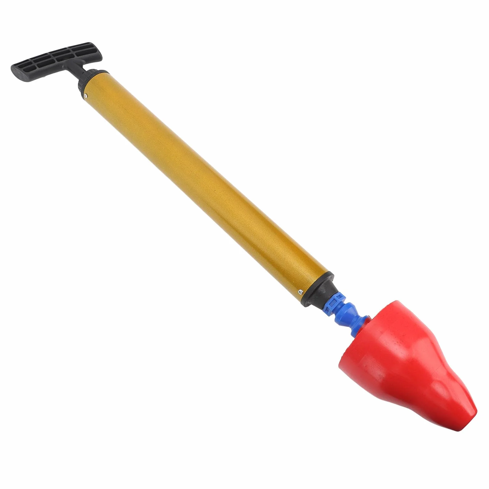 Tłok do Toalety ABS Ergonomiczny Uchwyt Silne Ssanie czerwony
