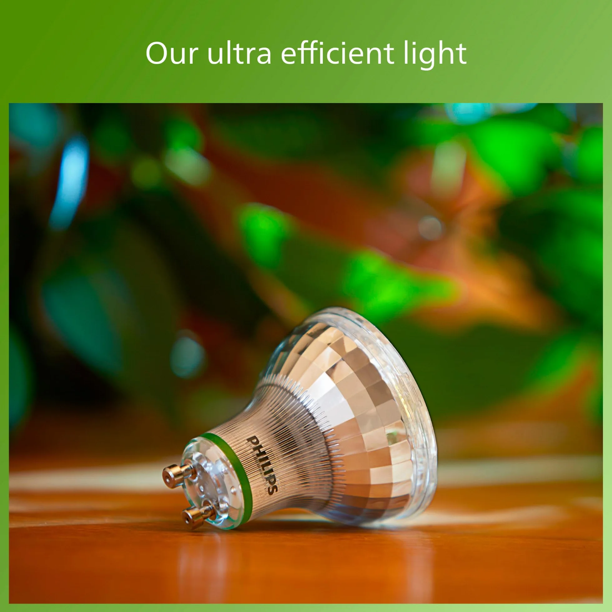 Philips Żarówka Ultra Efficient LED Classic 50 W GU10 WW 36D ND UE SRT4