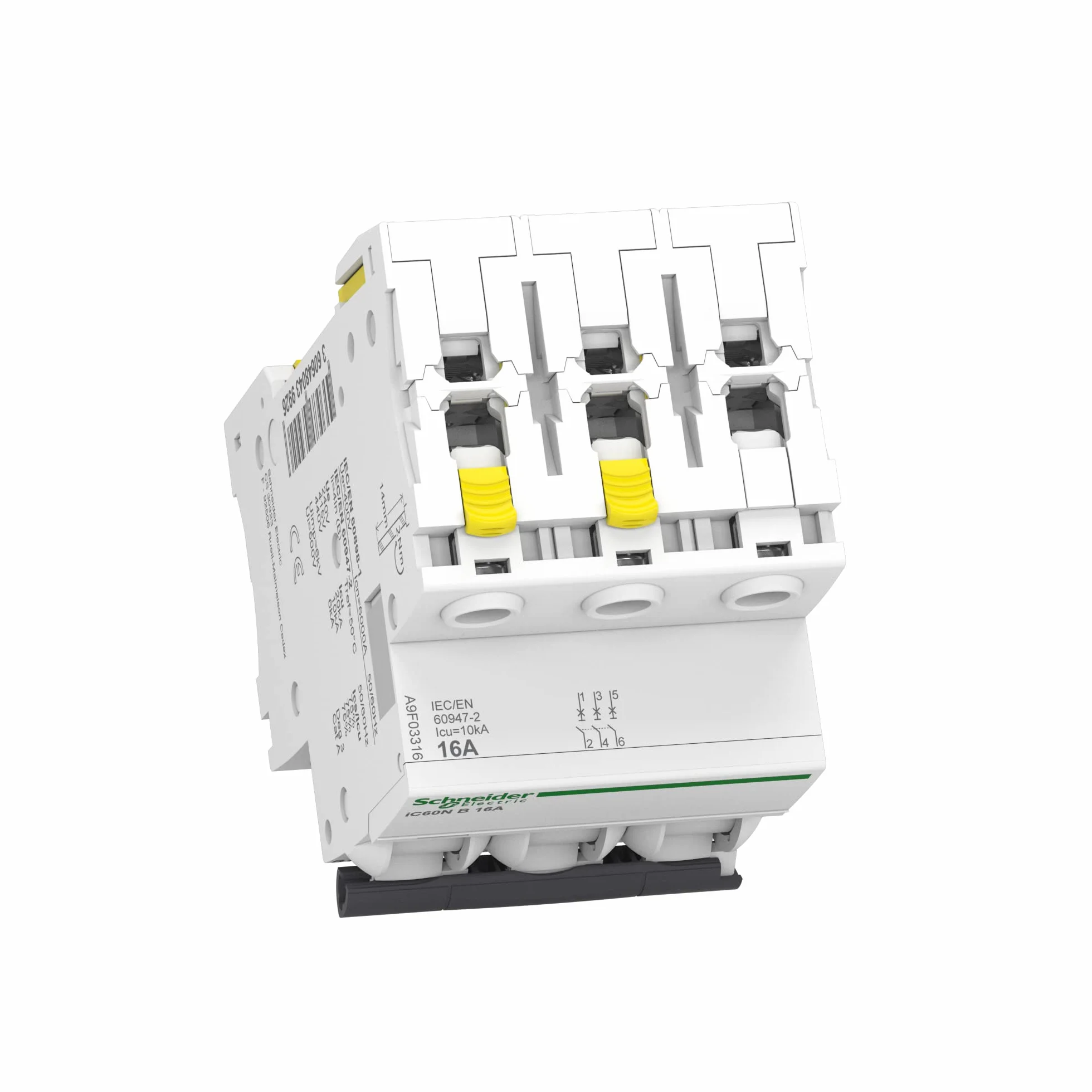 Schneider Electric Wyłącznik nadprądowy ACTI9 IC60N 3P 16A B A9F03316