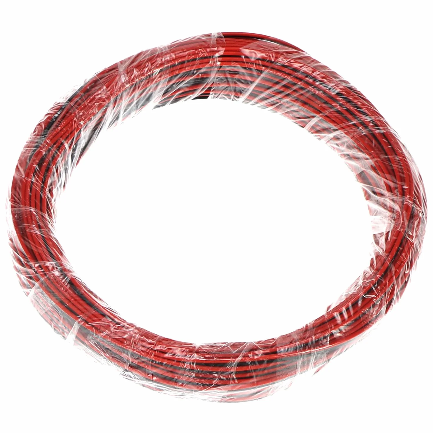 QWORK 20 AWG 0,52 mm² kabel elektryczny 2-żyłowy skręcany ocynkowany drut miedziany 30 m