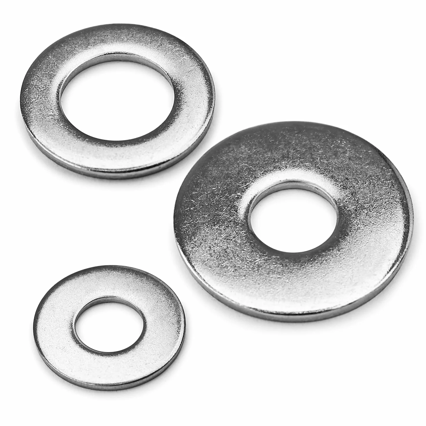 MINHER M6 x 20 mm podkładki płaskie (20 sztuk), grubość 1,5 mm, podkładki ze stali nierdzewnej 304, podkładki płaskie są używane do śrub i śrub