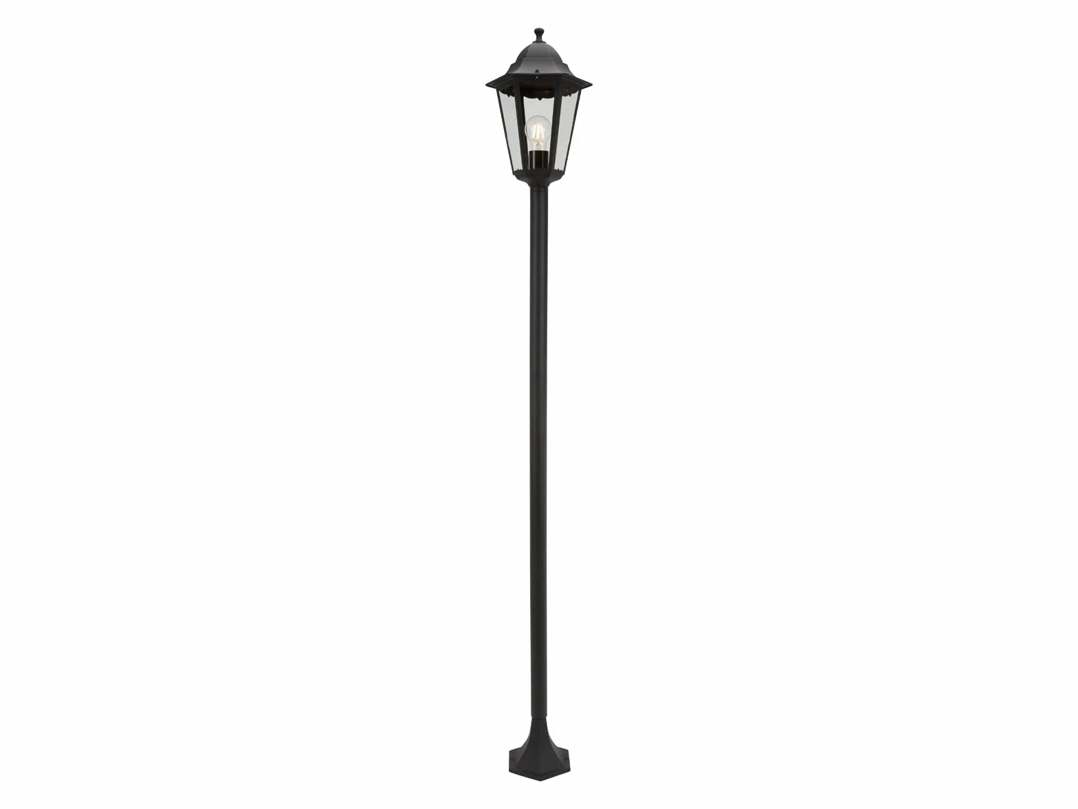 Smartwares Klasyczna lampa stojąca 170 cm E27 60 W szkło aluminium