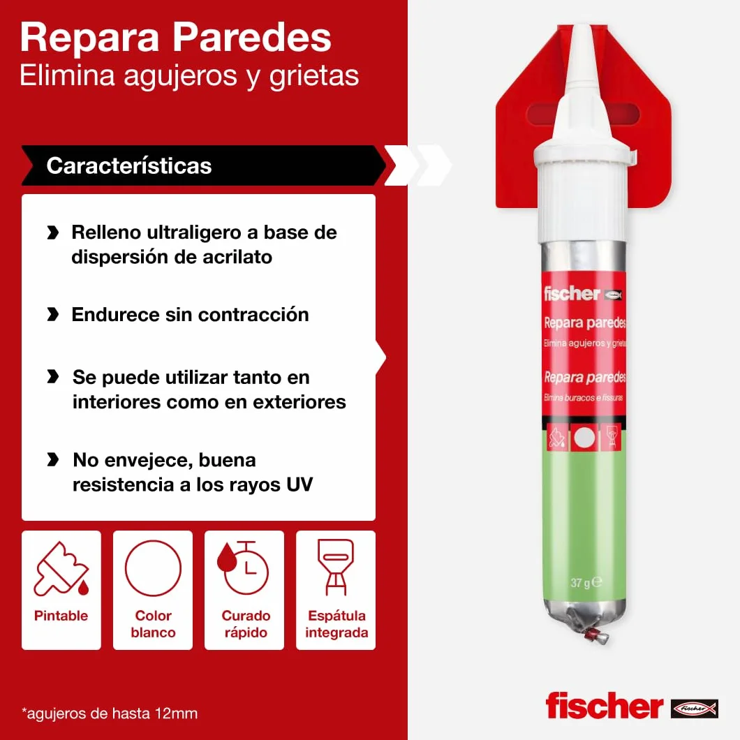 Fischer Masa Szpachlowa Biała 70 ml