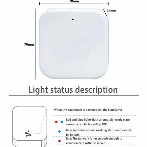 Inteligentny Zamek Elektroniczny Bluetooth WiFi Gateway Ttlock Home Bridge App Control