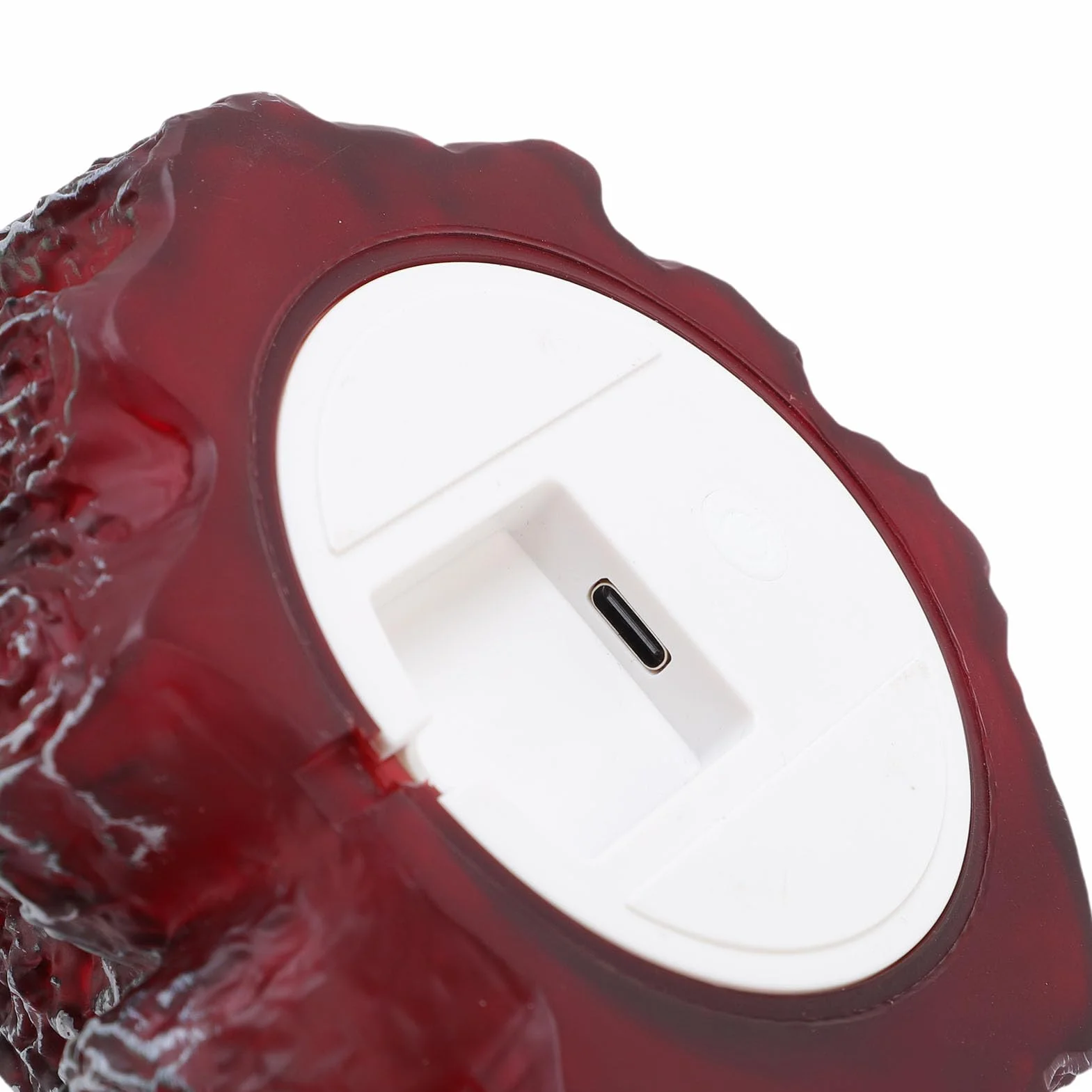 AUNMAS Sztuczna Lampas Węglowa LED, Elektroniczny Kominek Zasilany Baterią do Wystroju Domu