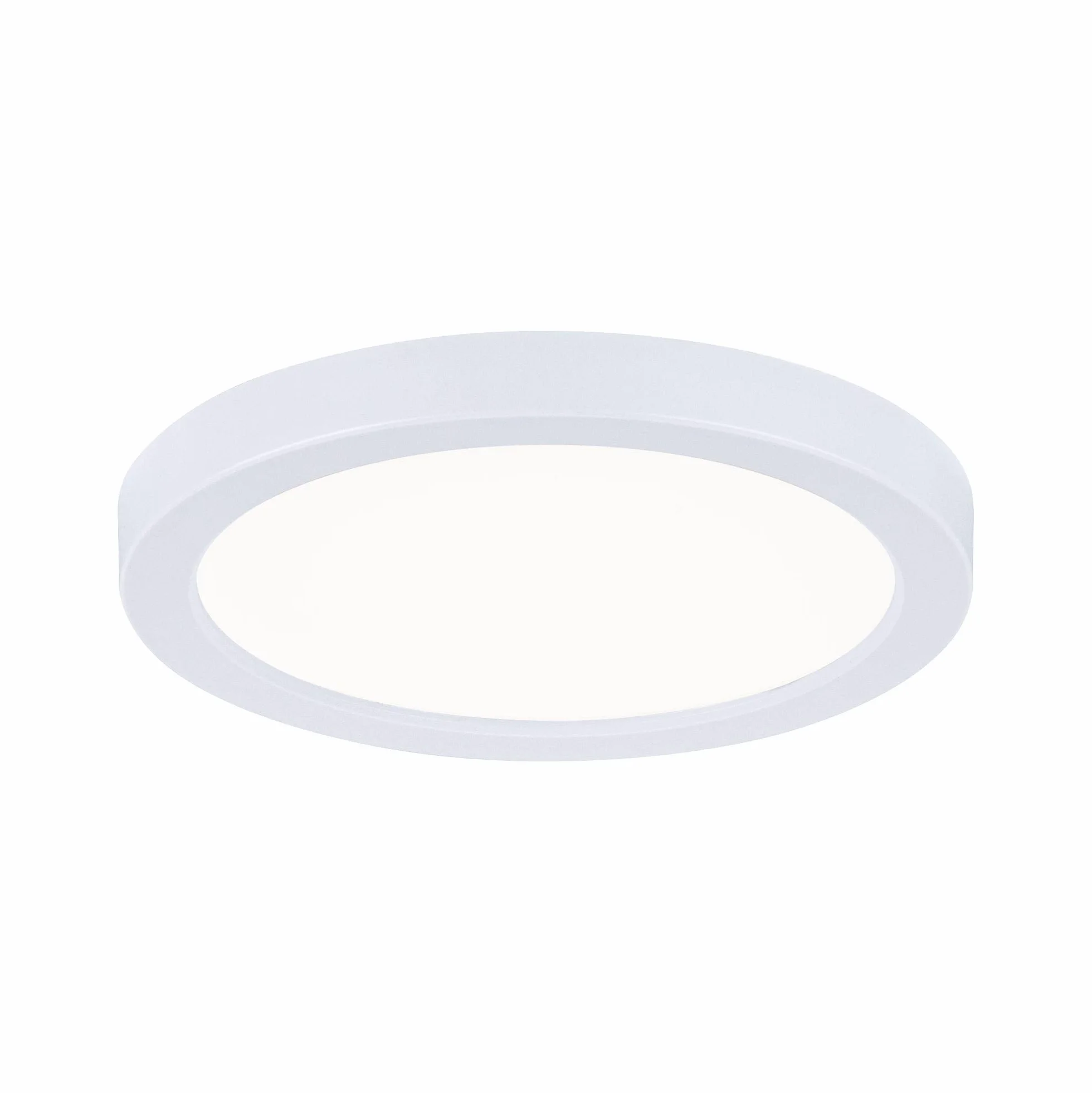 Paulmann 93035 panel LED oprawa wpuszczana Areo VariFit IP44 neutr. biała 118mm okrągła w kompl. lampa sufitowa biała 1x6,5 W tw. sztuczne 4000 K