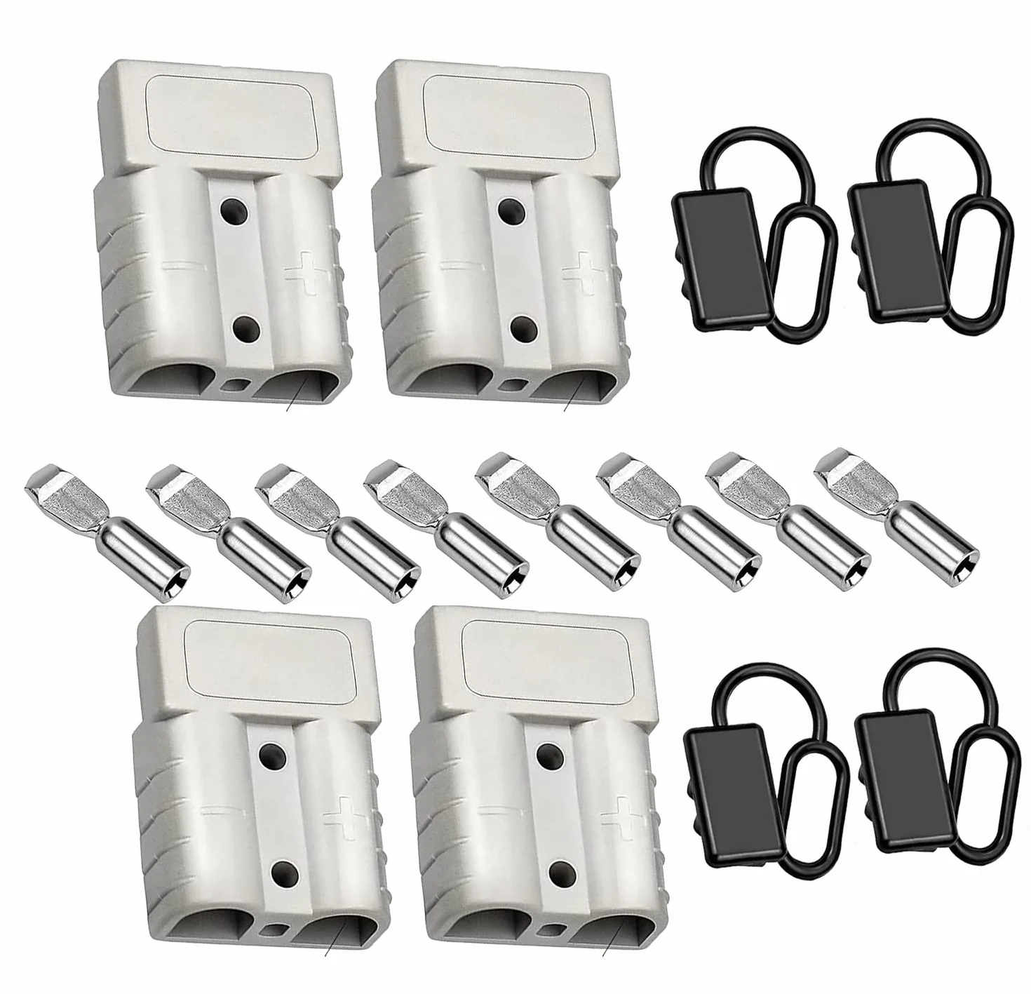 Anderson Konektör 50A 175A 24V 600V Akü Hızlı Bağlantı Modüler Güç Konnektörleri Zestaw Quick Plug Szary