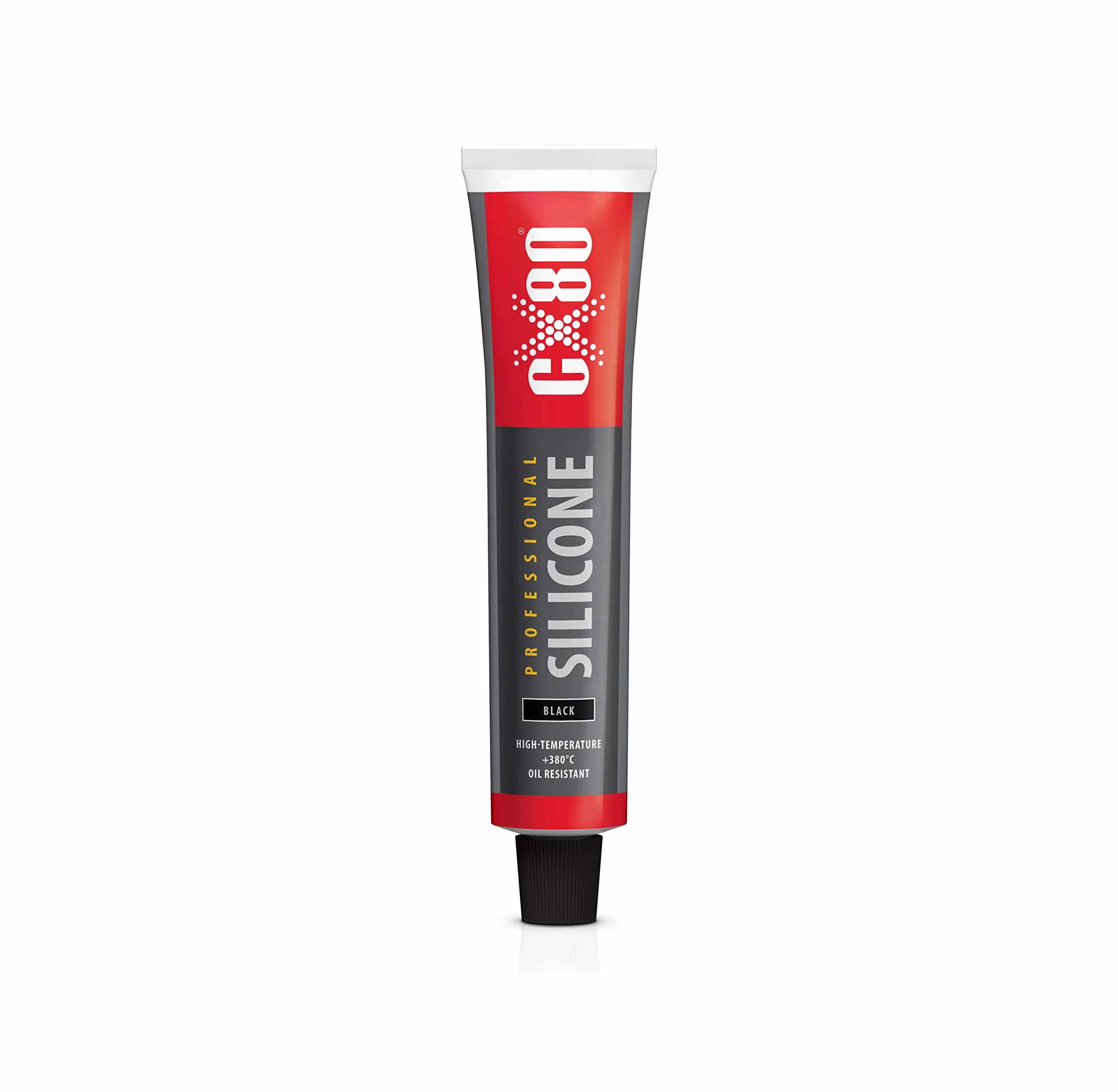 CX80 silikon wysokotemperaturowy czarny tubka 80 ml