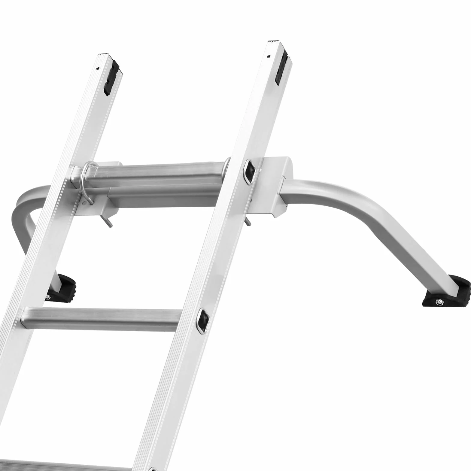 VEVOR Stabilizator drabiny 920 x 313 x 110 mm wspornik dystansowy antypoślizgowe gumowe nóżki nośność 150 kg