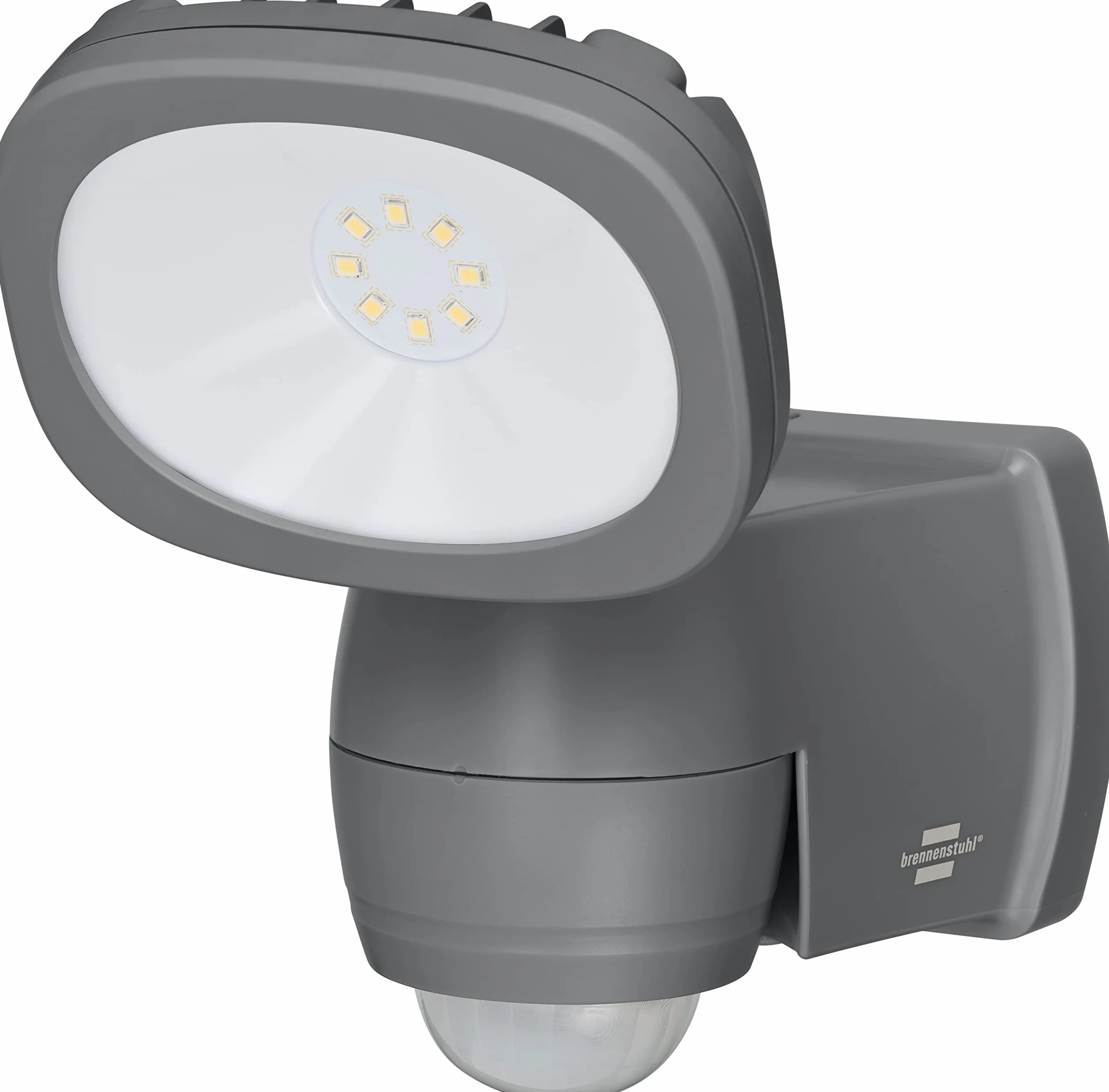 Brennenstuhl LUFOS Reflektor LED z bateriami Kinkiet Zewnętrzny z czujnikiem ruchu 440 lumenów IP44