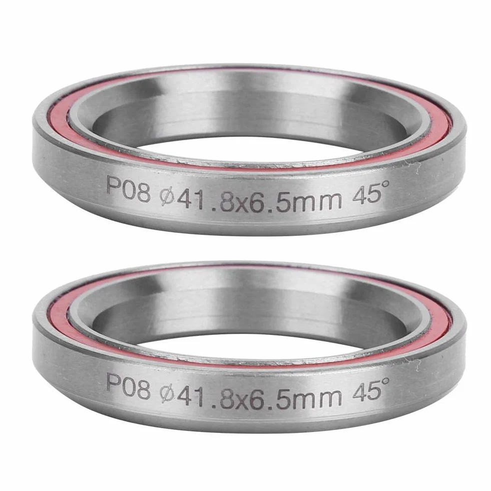 Keenso Zestaw sterujący do roweru, 2 sztuki 41,8 mm, ciężki rower górski, podwójne uszczelnione łożyska