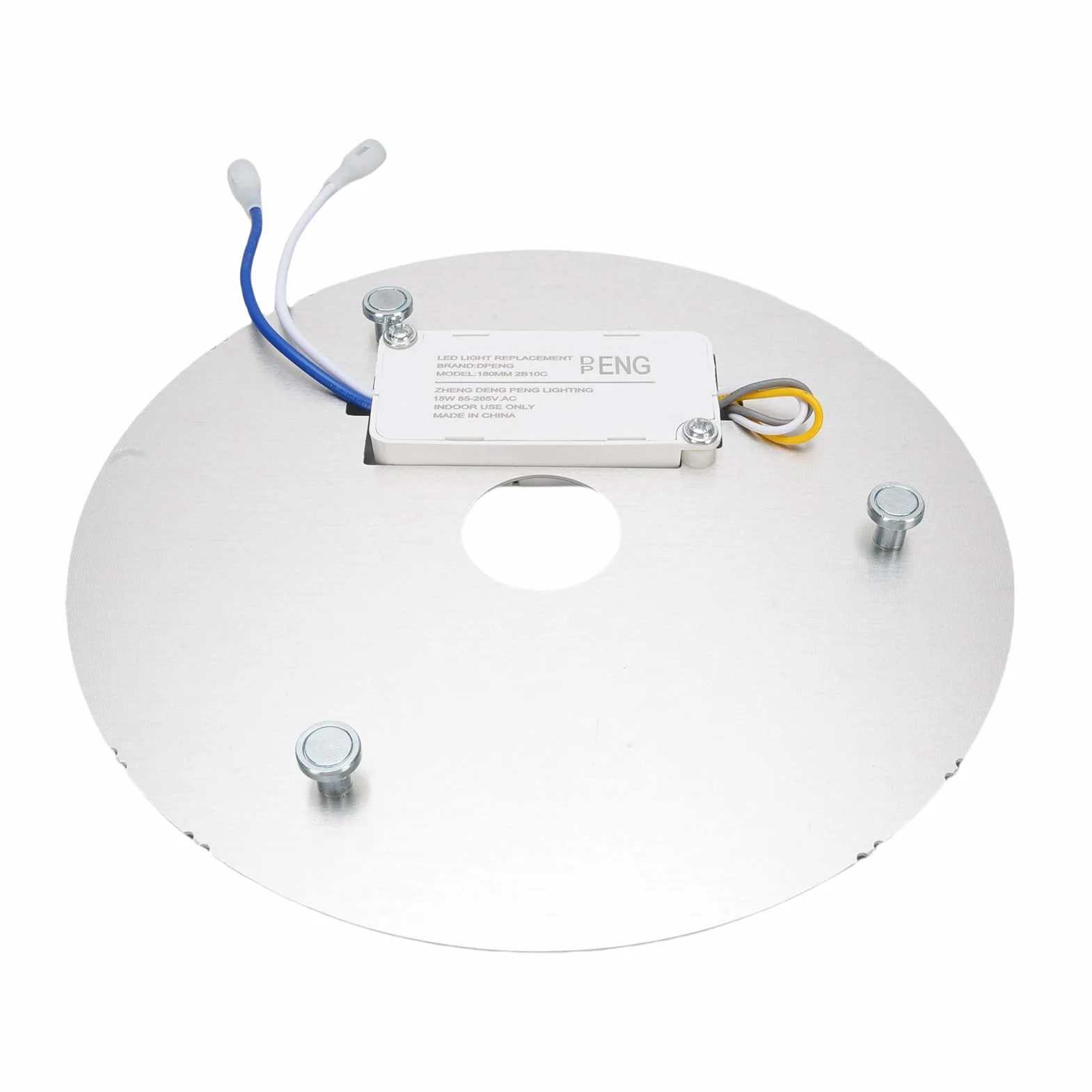 Wentylator sufitowy LED 7,1 cala Aluminium PC 3CCT 3000K 4200K 6500K