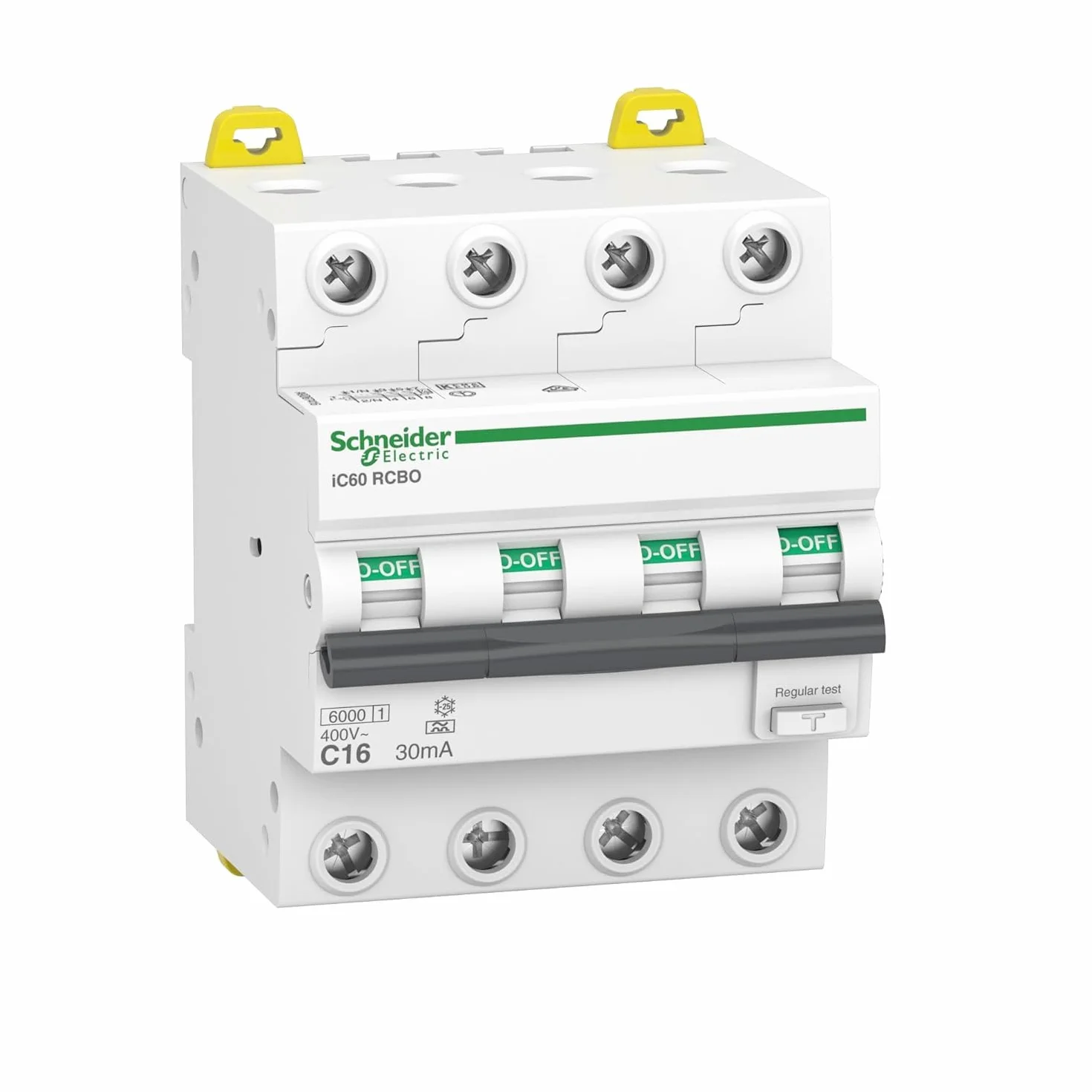 Schneider Electric A9D67416 przełącznik FI/LS iC60N 4P 16A C-Char. 30 mA typ A 6 kA