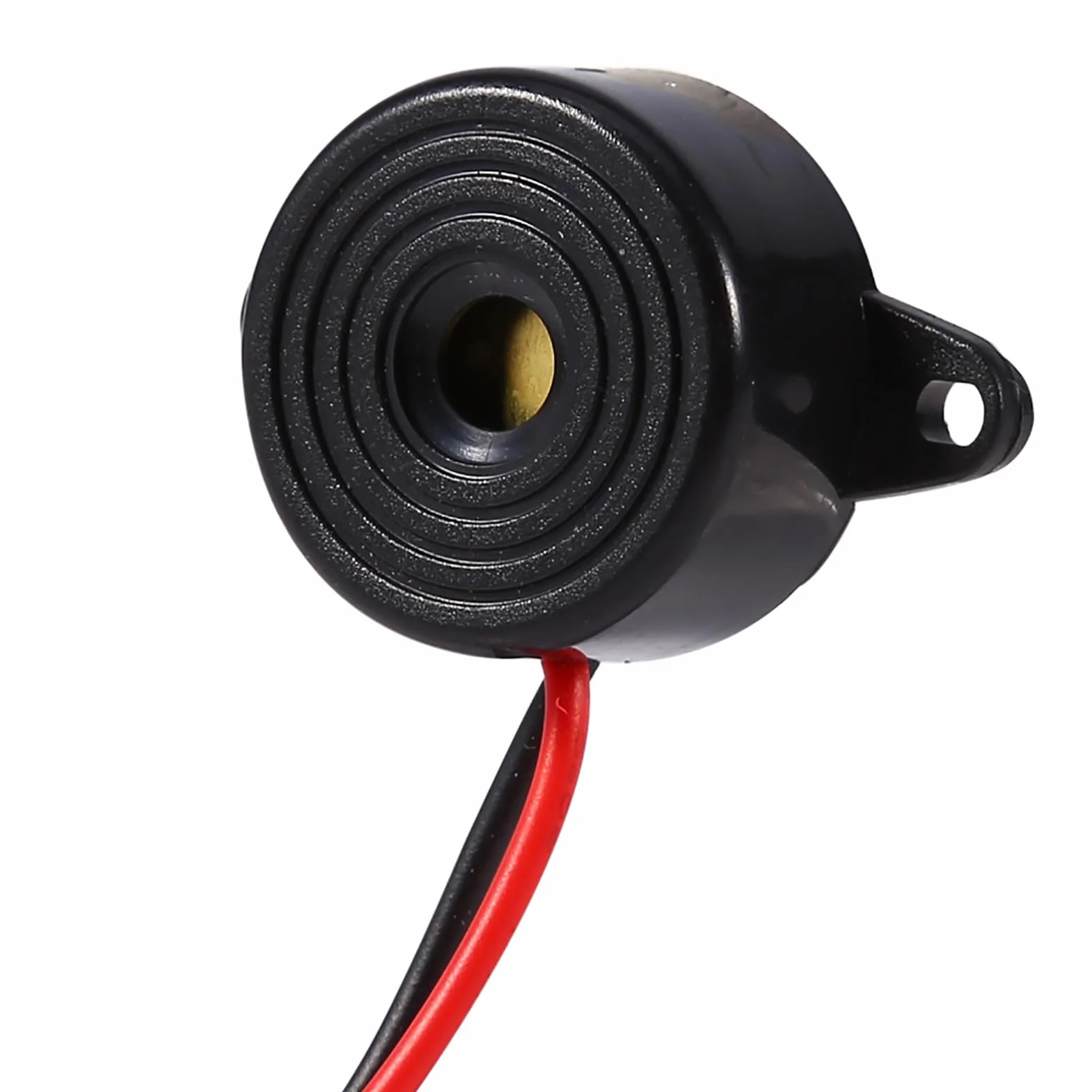 Buzzer Alarmowy, DC 3 do 24V Piezoelektryczny Buzzer Alarm Ciągły Dźwięk Długość Kabla 100mm Aktywny Piezoelektryczny Buzzer Alarm, Piezoelektryczne Przetworniki