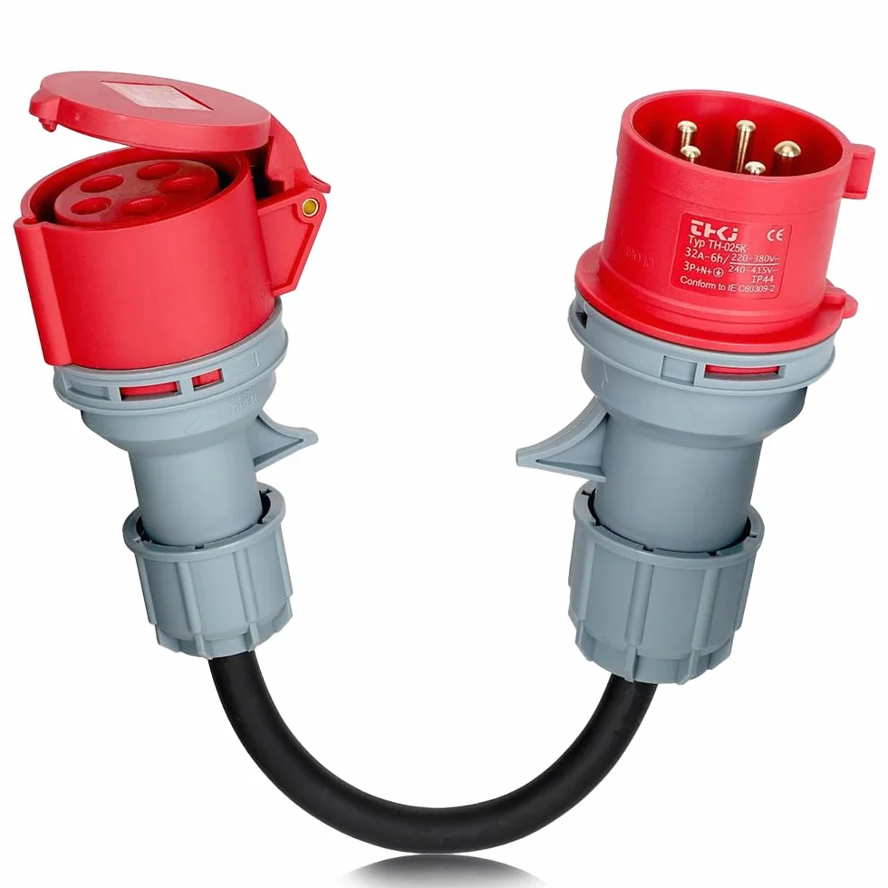 Adapter CEE 32 A do 16 A 5 x 2,5 mm² 16 A 415 V 5-biegunowy IP44 wodoodporny