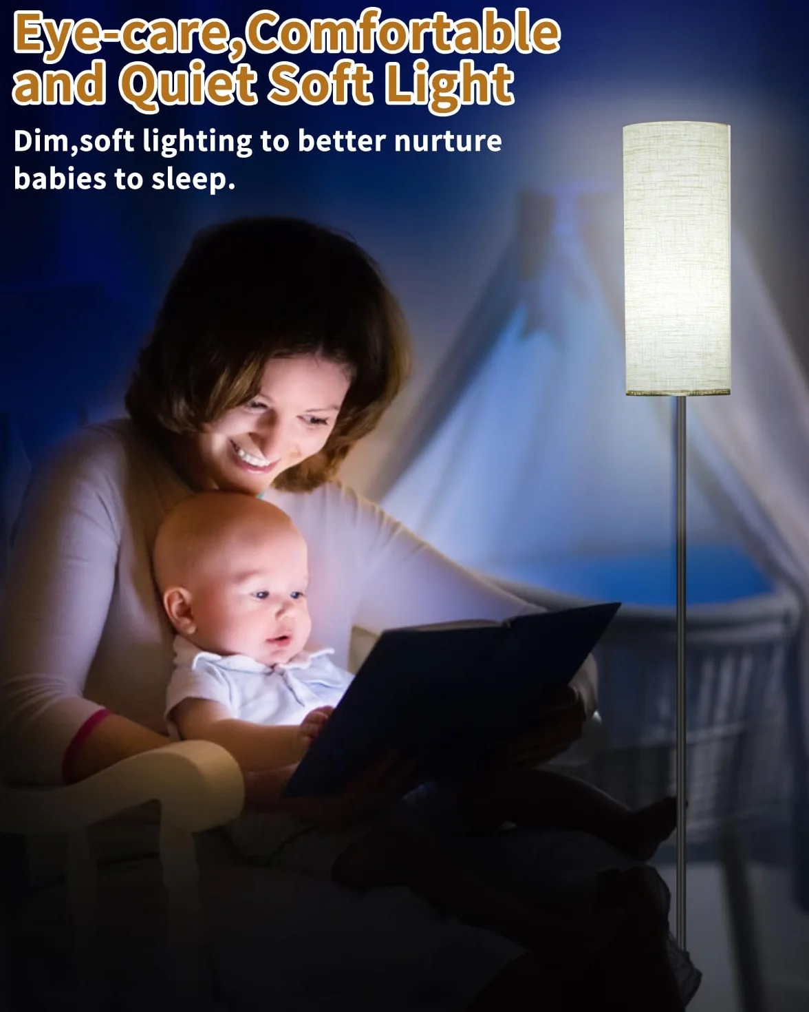 LEAZZLE Lampa podłogowa Salon Nowoczesny,Lampa podłogowa LED ściemnialna,3 kolorowa temperatura podłogowa,Lampa podłogowa 3-kolorowymi temperaturami 2700-6500K do sypialni,nadaje się sypialni,czytania
