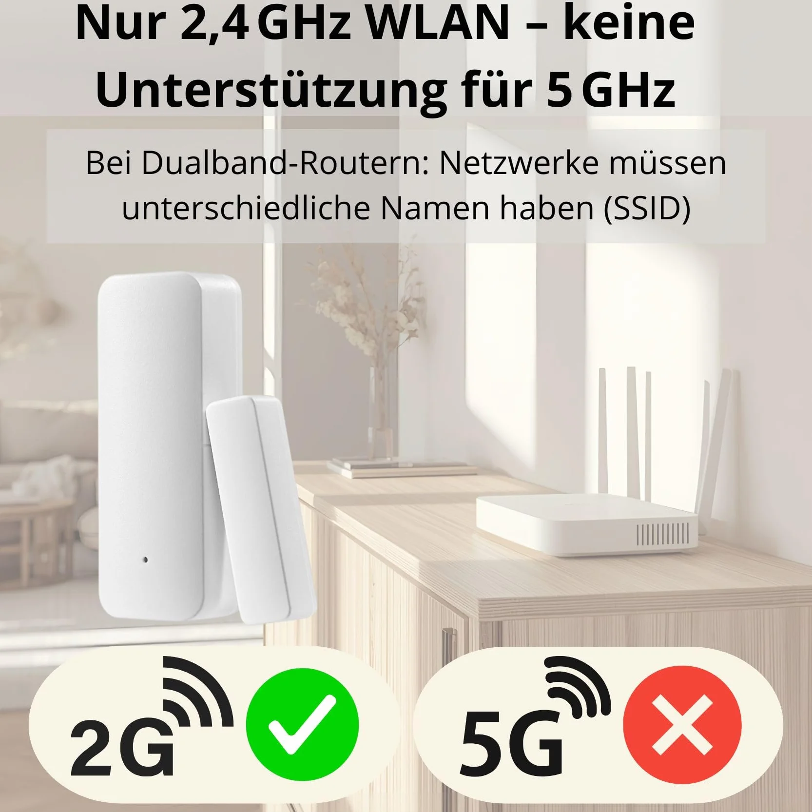 Czujnik otwarcia drzwi i okna WIFI TUYA SMART
