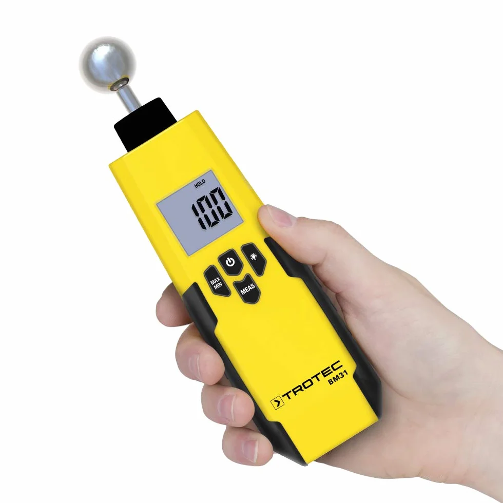 TROTEC BM31 Wilgotnościomierz elektryczny wskaźnik wilgotności do ścian podłóg sufitów