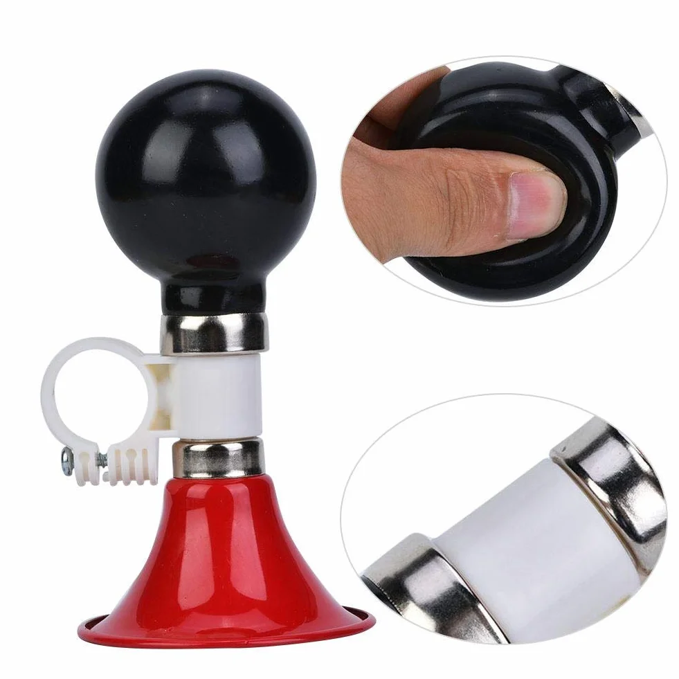Duokon Keenso Kids Bike Bell, mini dzwonek rowerowy, akcesoria dla dzieci do rowerów/skuterów czerwony/niebieski/pomarańczowy