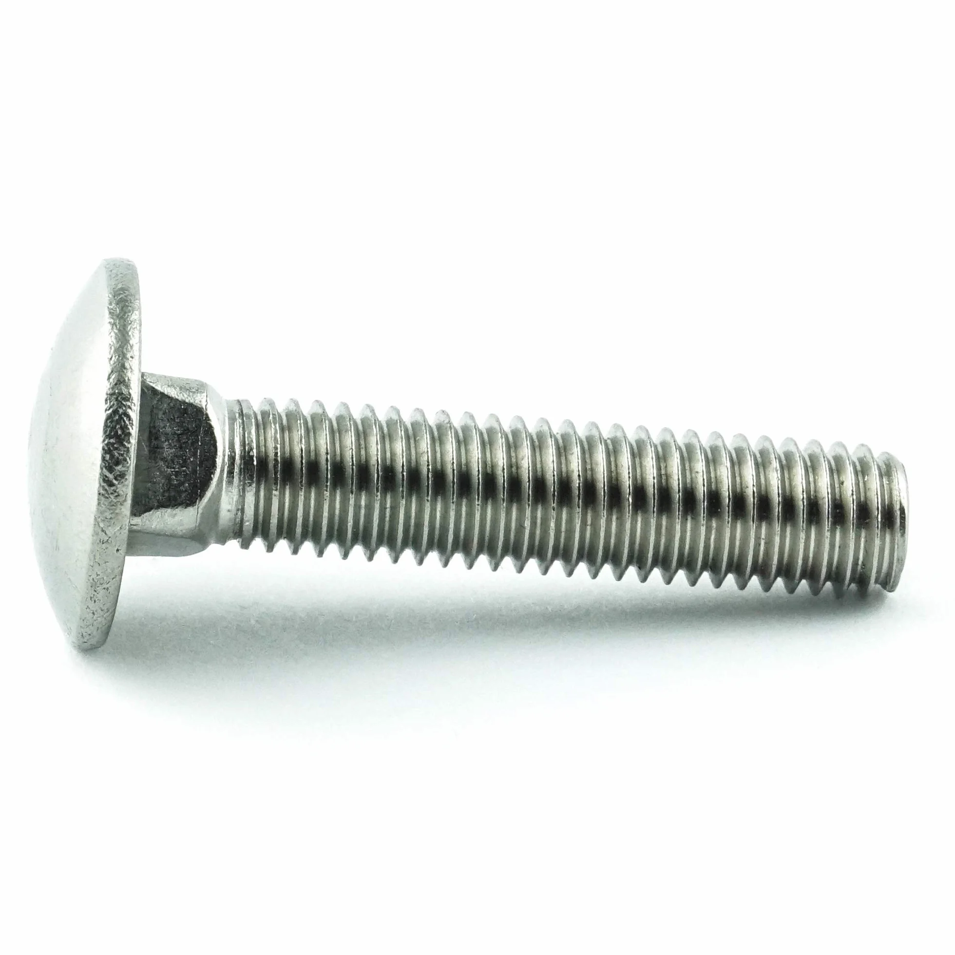 M5 x 40 mm (10 sztuk) śruby zamkowe z nasadką czworokątną - stal szlachetna VA A2 V2A - śruby płaskie okrągłe pełne gwinty nierdzewne - DIN 603 - ISO 8677 | AGBERG