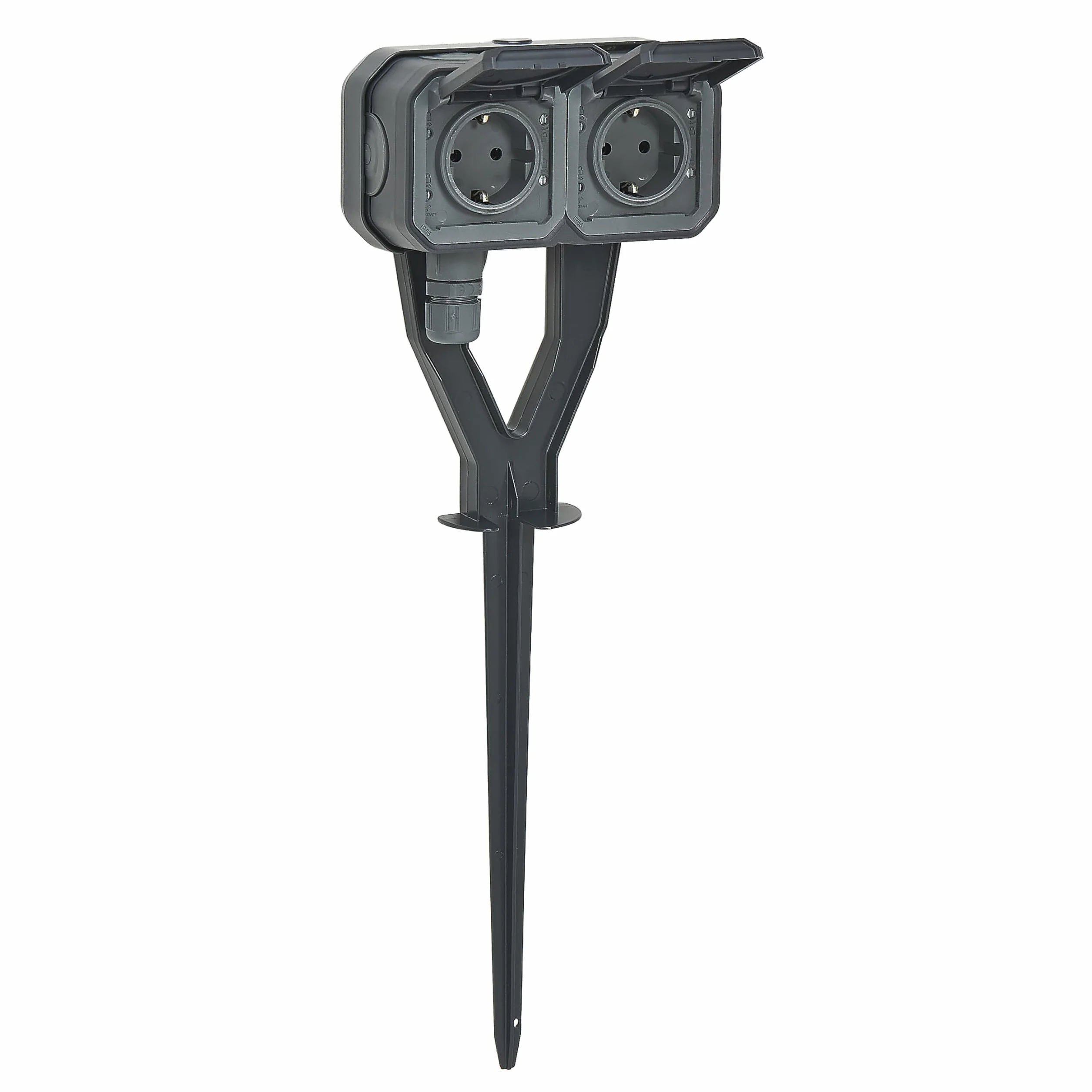 LEGRAND Plexo New 2-krotne gniazdko ze stykiem ochronnym Schuko 250V 16A IP55