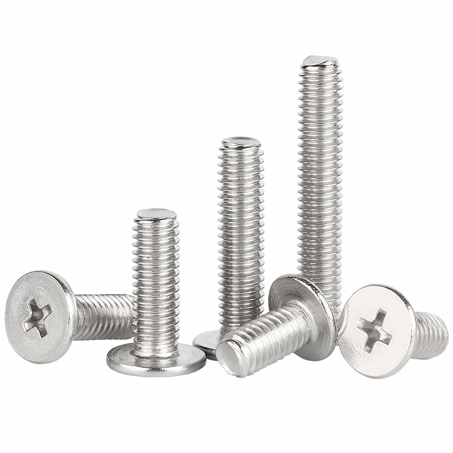 20 kawałki cienkie śruby maszynowe z płaską głowicą M4x10mm
