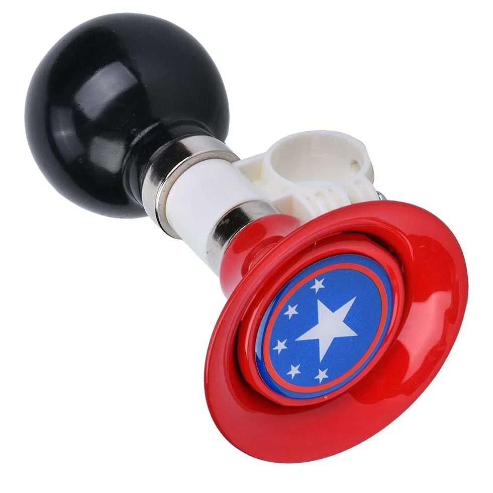 Duokon Keenso Kids Bike Bell, mini dzwonek rowerowy, akcesoria dla dzieci do rowerów/skuterów czerwony/niebieski/pomarańczowy