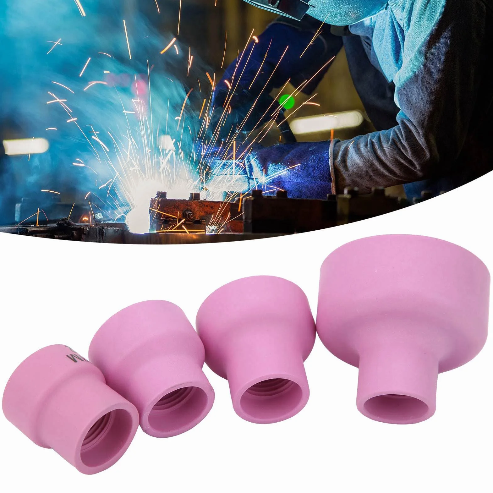 Przyssawka Ceramiczna Dysza TIG Soczewka Gazowa WP 17 18 26 1,6